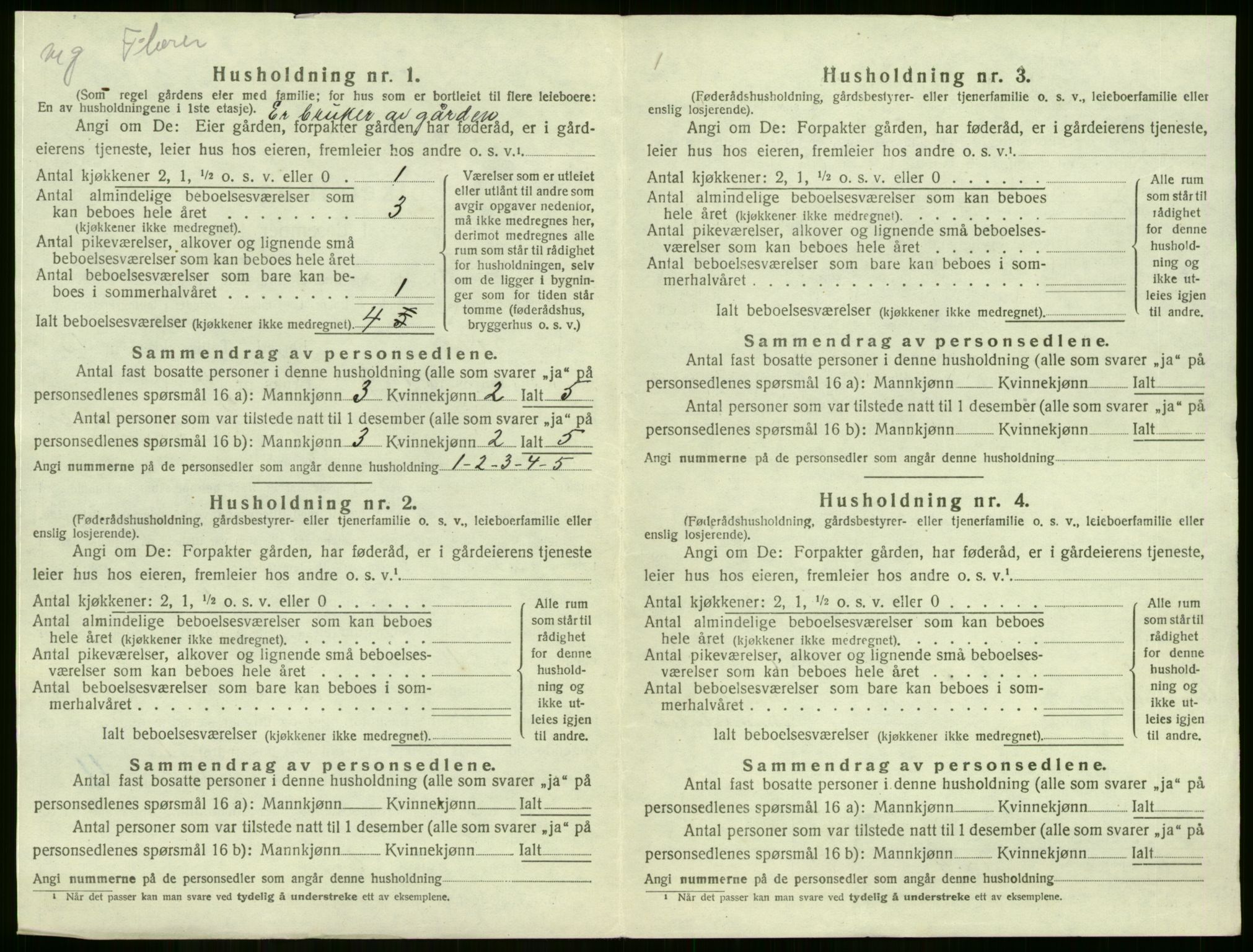 SAKO, 1920 census for Lier, 1920, p. 3051