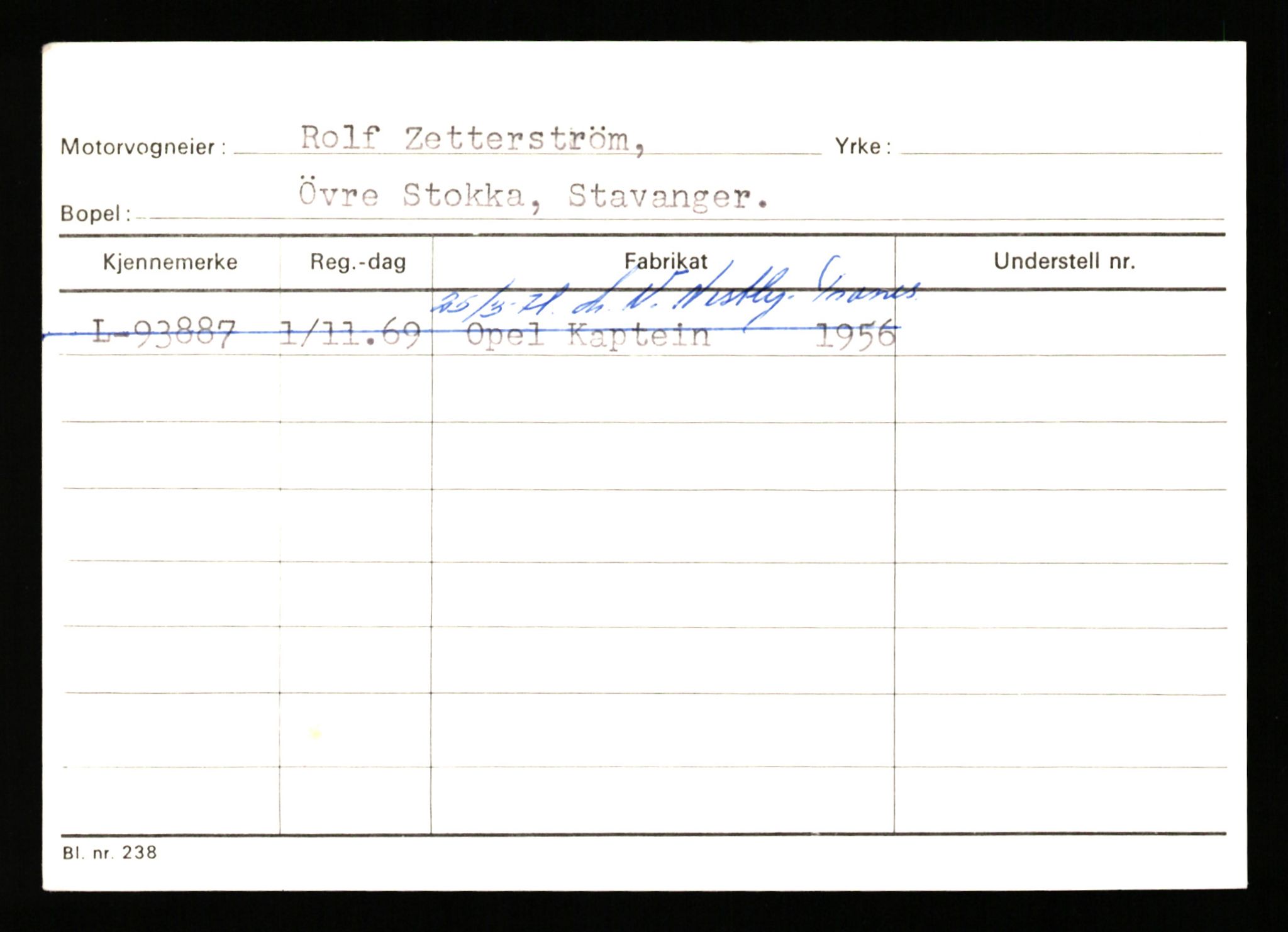 Stavanger trafikkstasjon, SAST/A-101942/0/H/L0043: Viste - Øksendal, 1930-1971, p. 1663