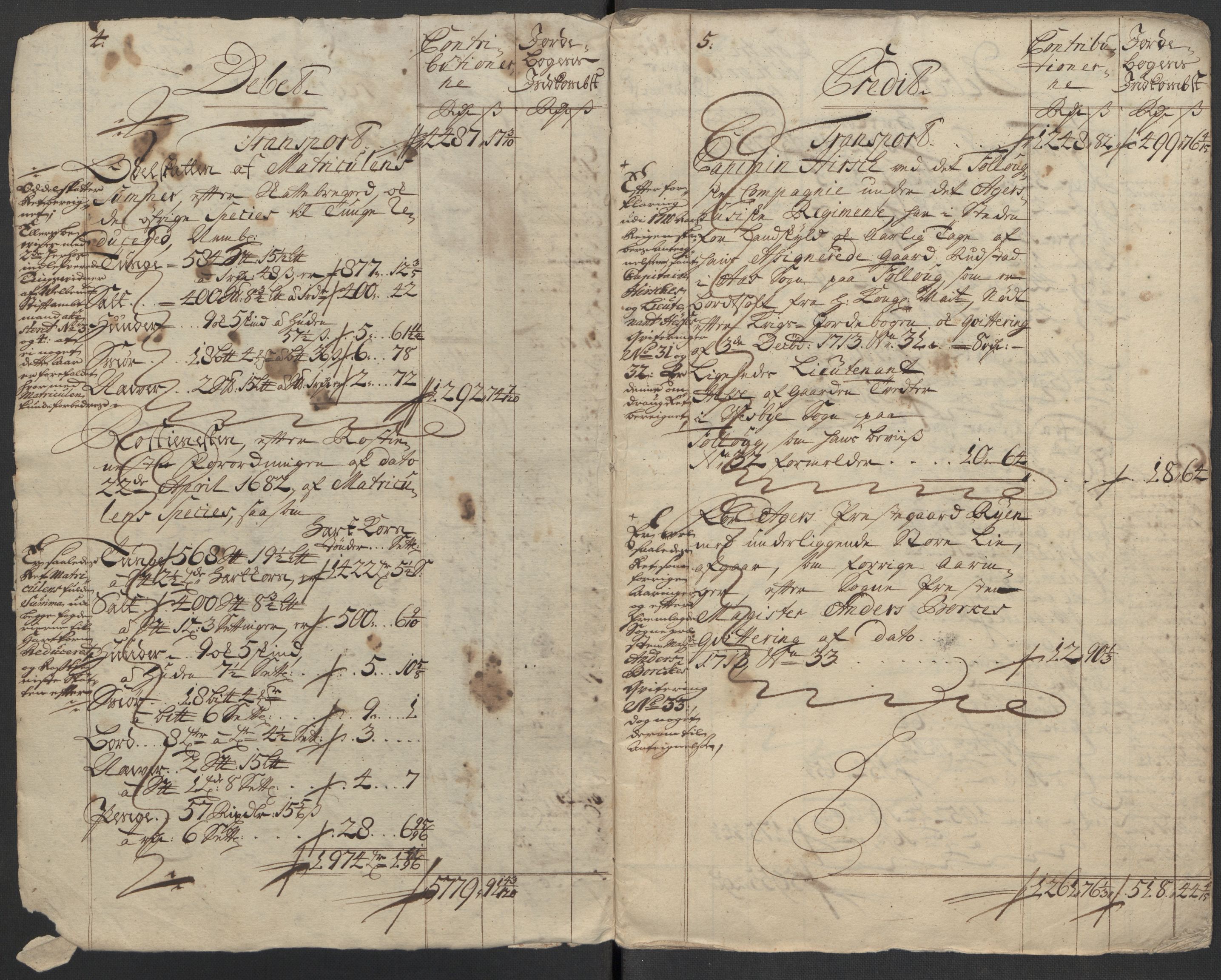 Rentekammeret inntil 1814, Reviderte regnskaper, Fogderegnskap, AV/RA-EA-4092/R10/L0451: Fogderegnskap Aker og Follo, 1713-1714, p. 5