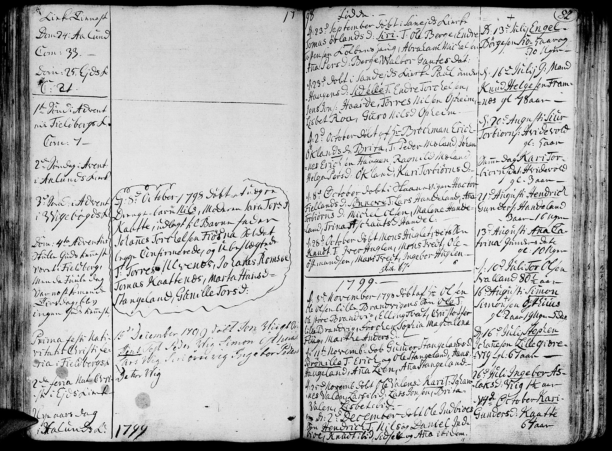 Fjelberg sokneprestembete, SAB/A-75201/H/Haa: Parish register (official) no. A 3, 1788-1815, p. 82