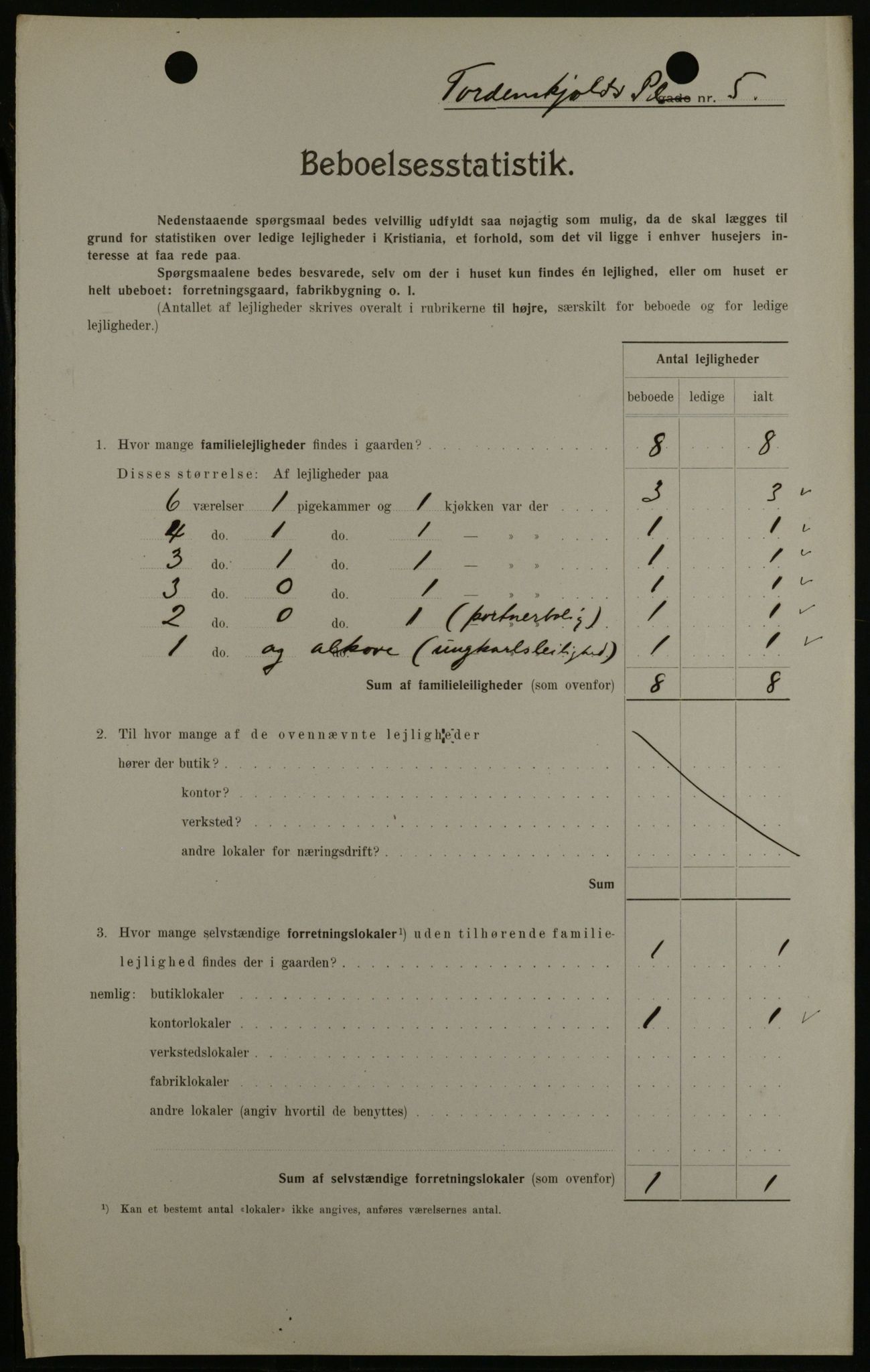 OBA, Municipal Census 1908 for Kristiania, 1908, p. 102459