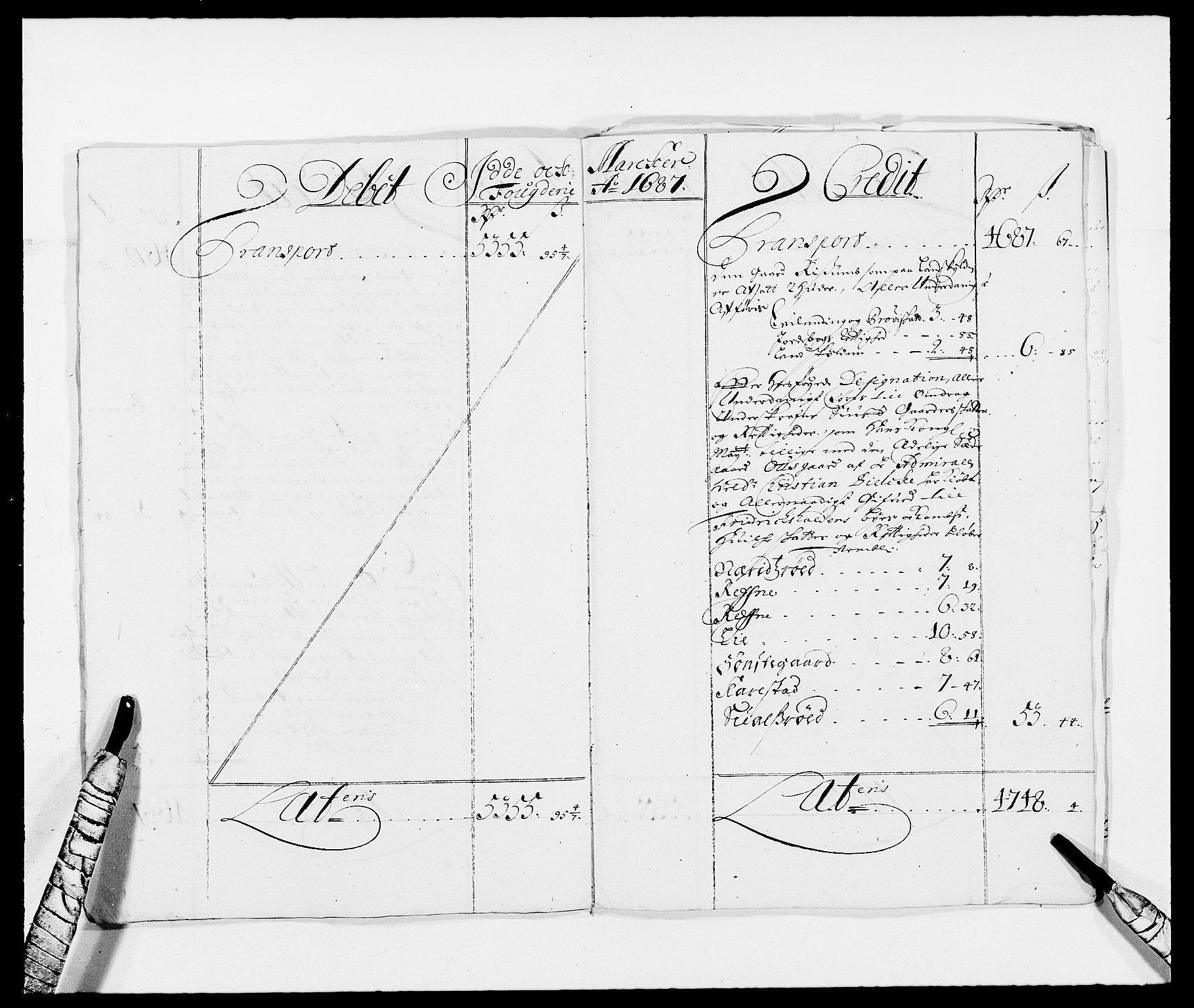 Rentekammeret inntil 1814, Reviderte regnskaper, Fogderegnskap, AV/RA-EA-4092/R01/L0007: Fogderegnskap Idd og Marker, 1687-1688, p. 10