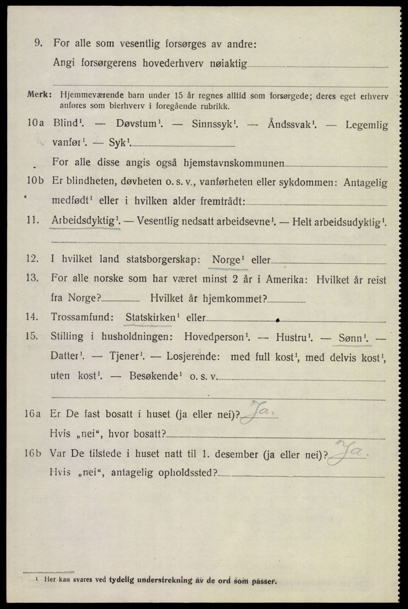 SAST, 1920 census for Gjesdal, 1920, p. 2525