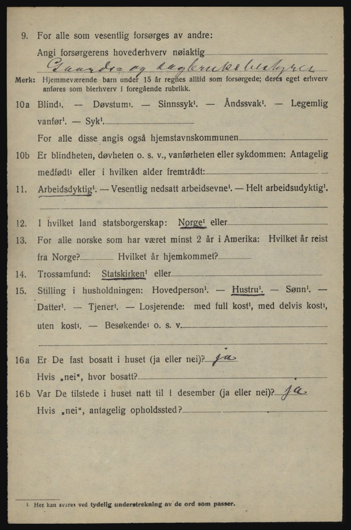 SAO, 1920 census for Aremark, 1920, p. 3184