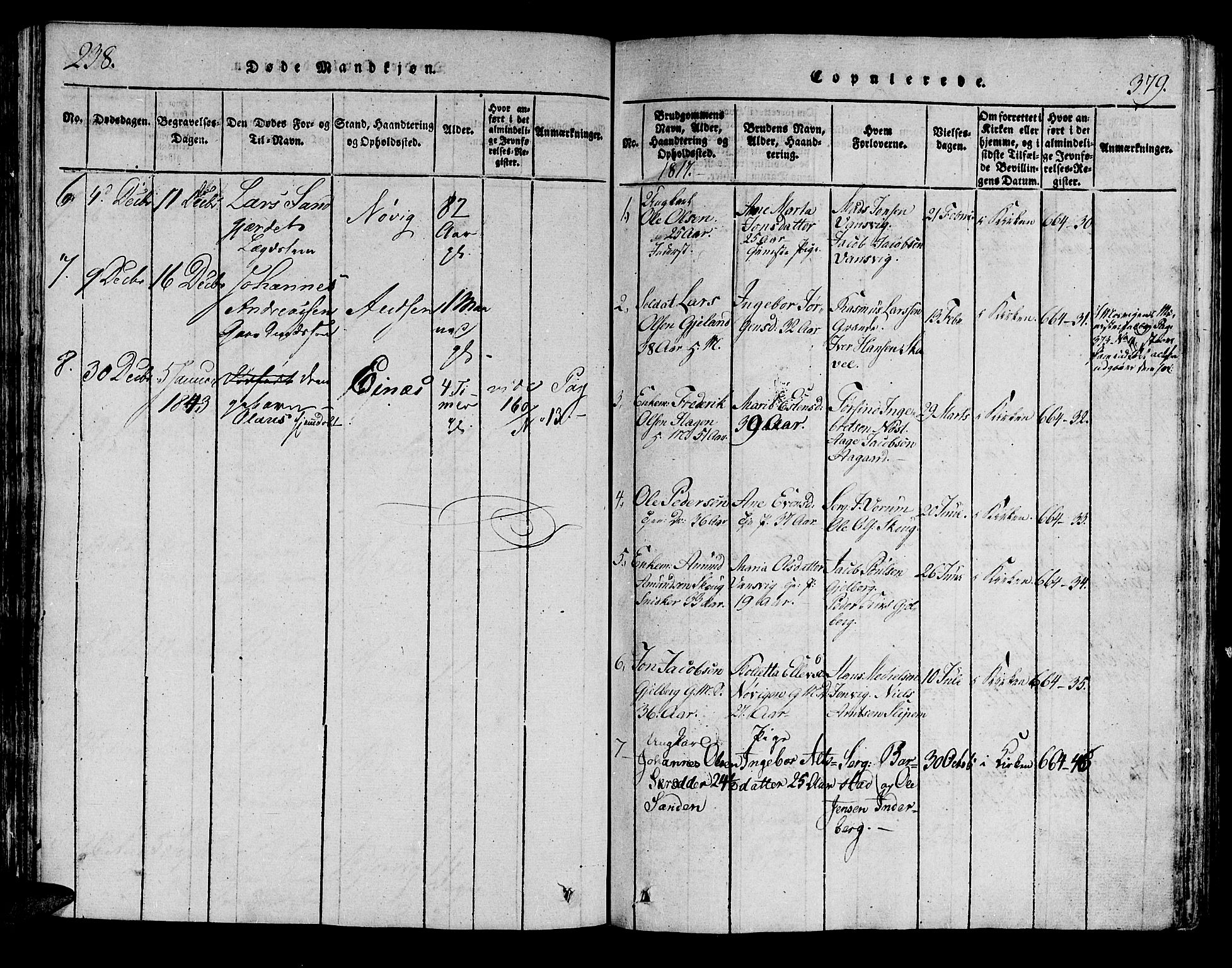 Ministerialprotokoller, klokkerbøker og fødselsregistre - Nord-Trøndelag, SAT/A-1458/722/L0217: Parish register (official) no. 722A04, 1817-1842, p. 238-379