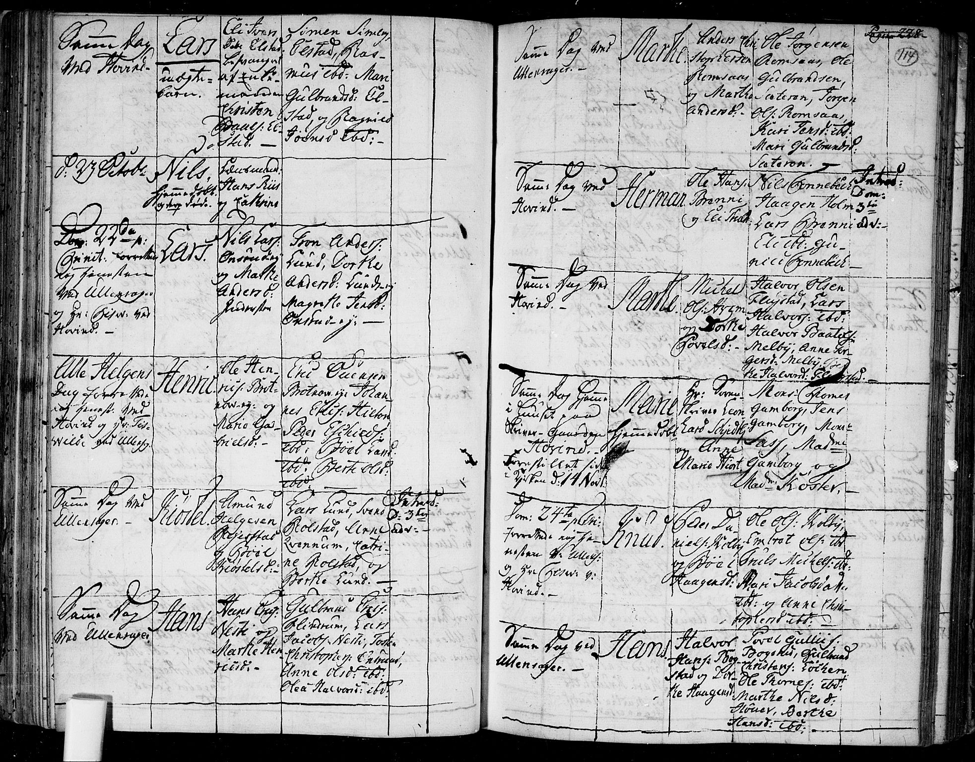 Ullensaker prestekontor Kirkebøker, SAO/A-10236a/F/Fa/L0006: Parish register (official) no. I 6, 1762-1785, p. 114