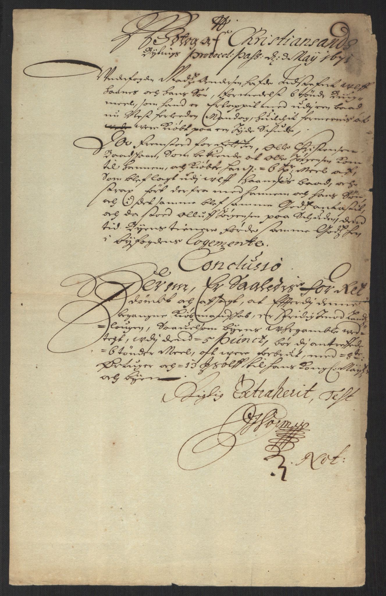 Rentekammeret inntil 1814, Reviderte regnskaper, Byregnskaper, AV/RA-EA-4066/R/Rm/L0284: [M17] Sikt og sakefall, 1658-1680, p. 62