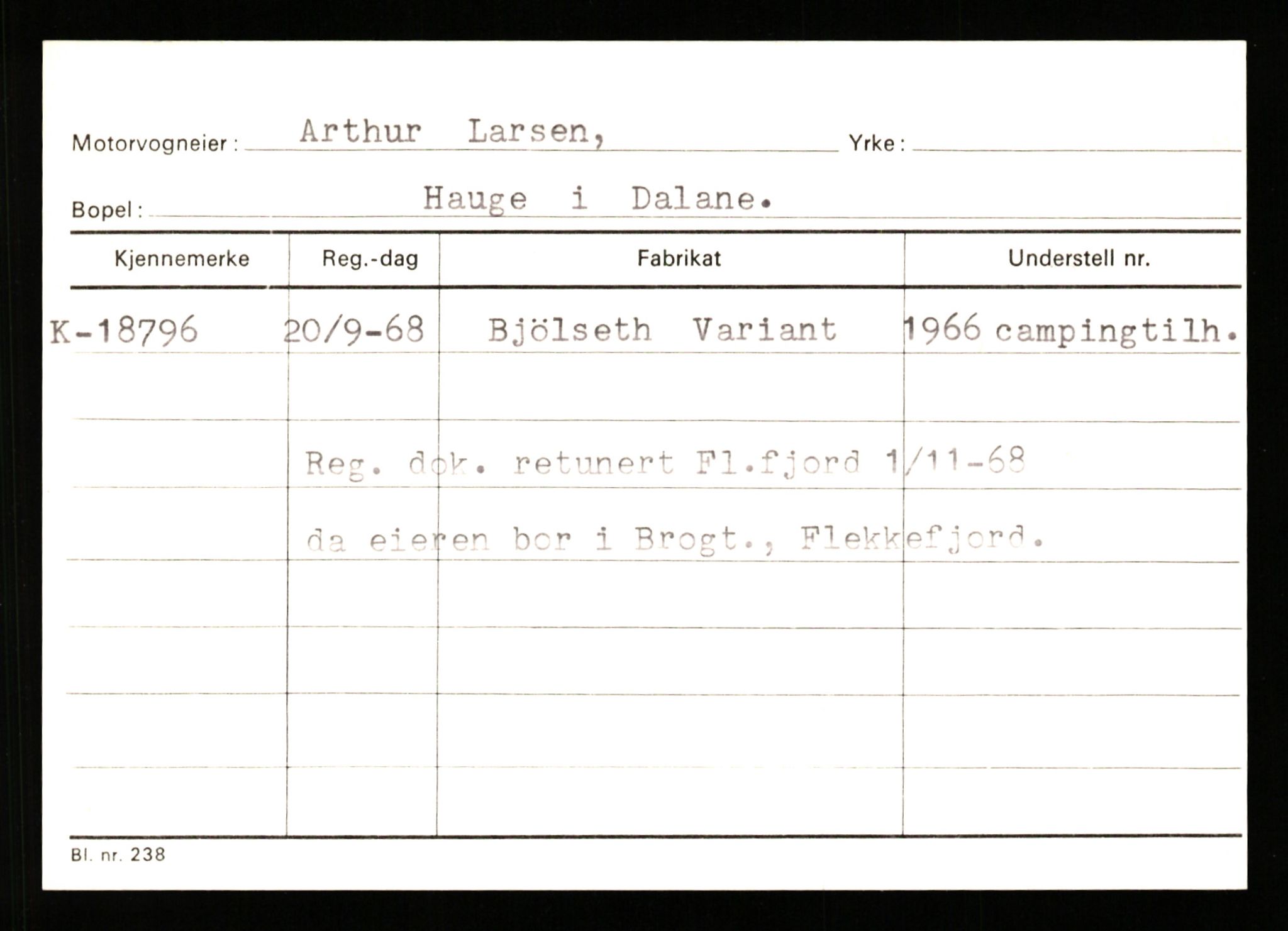 Stavanger trafikkstasjon, AV/SAST-A-101942/0/G/L0004: Registreringsnummer: 15497 - 22957, 1930-1971, p. 1415