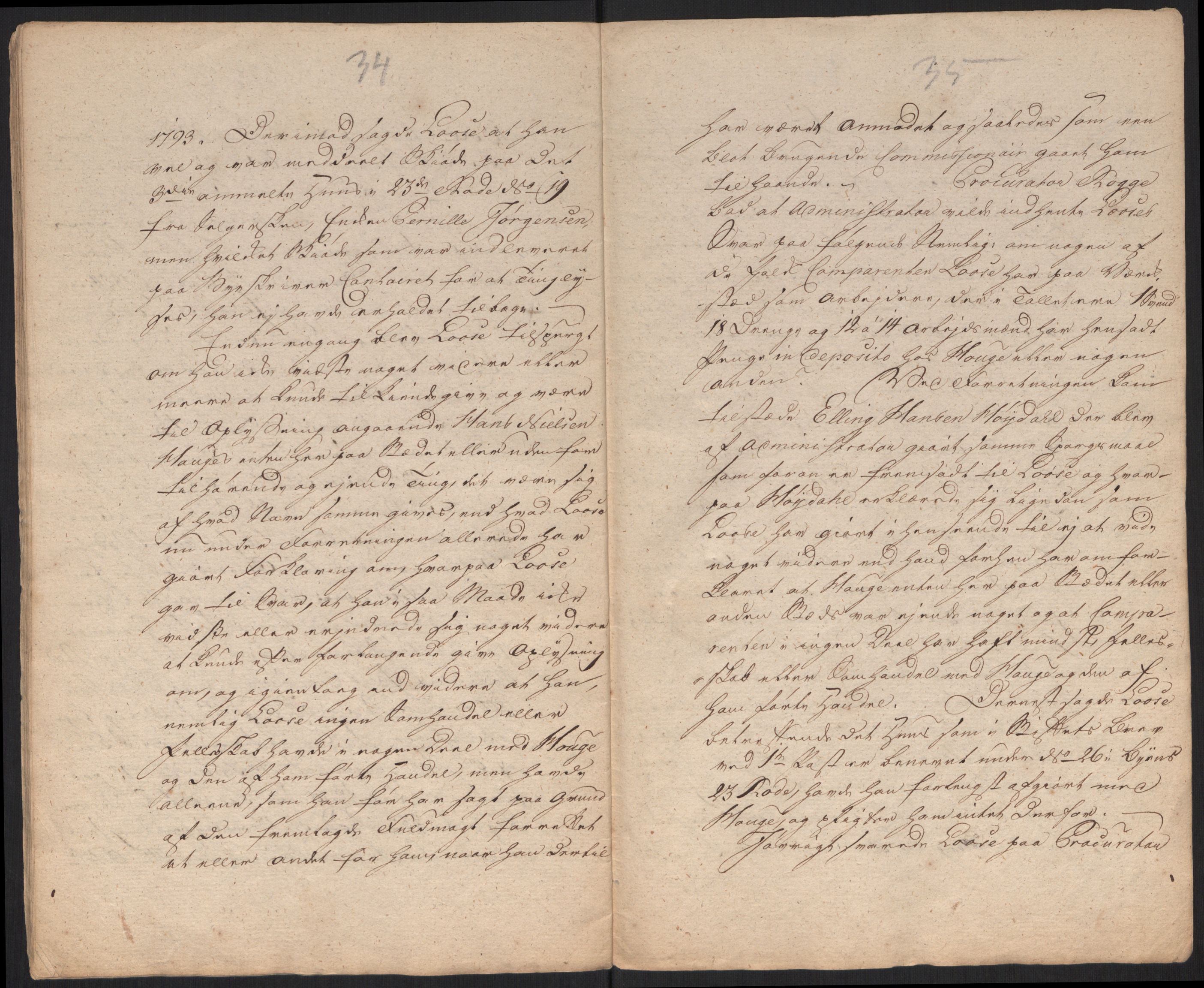 Justisdepartementet, Kommisjon i saken mot Hans Nielsen Hauge 1804, AV/RA-S-1151/D/L0002: Hans Nielsen Hauges sak, 1804-1813