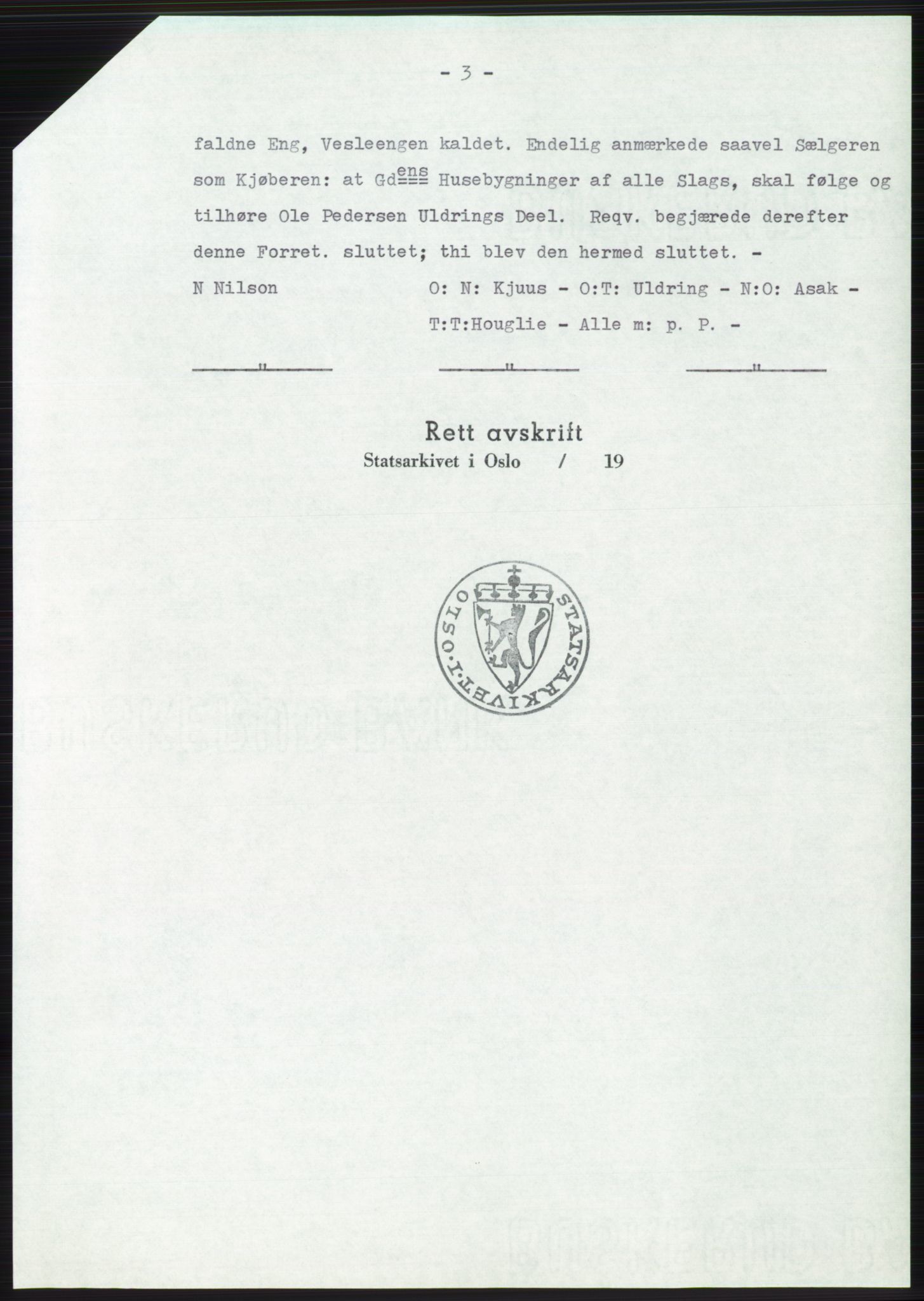 Statsarkivet i Oslo, SAO/A-10621/Z/Zd/L0034: Avskrifter, j.nr 66-2499/1975, 1975, p. 149