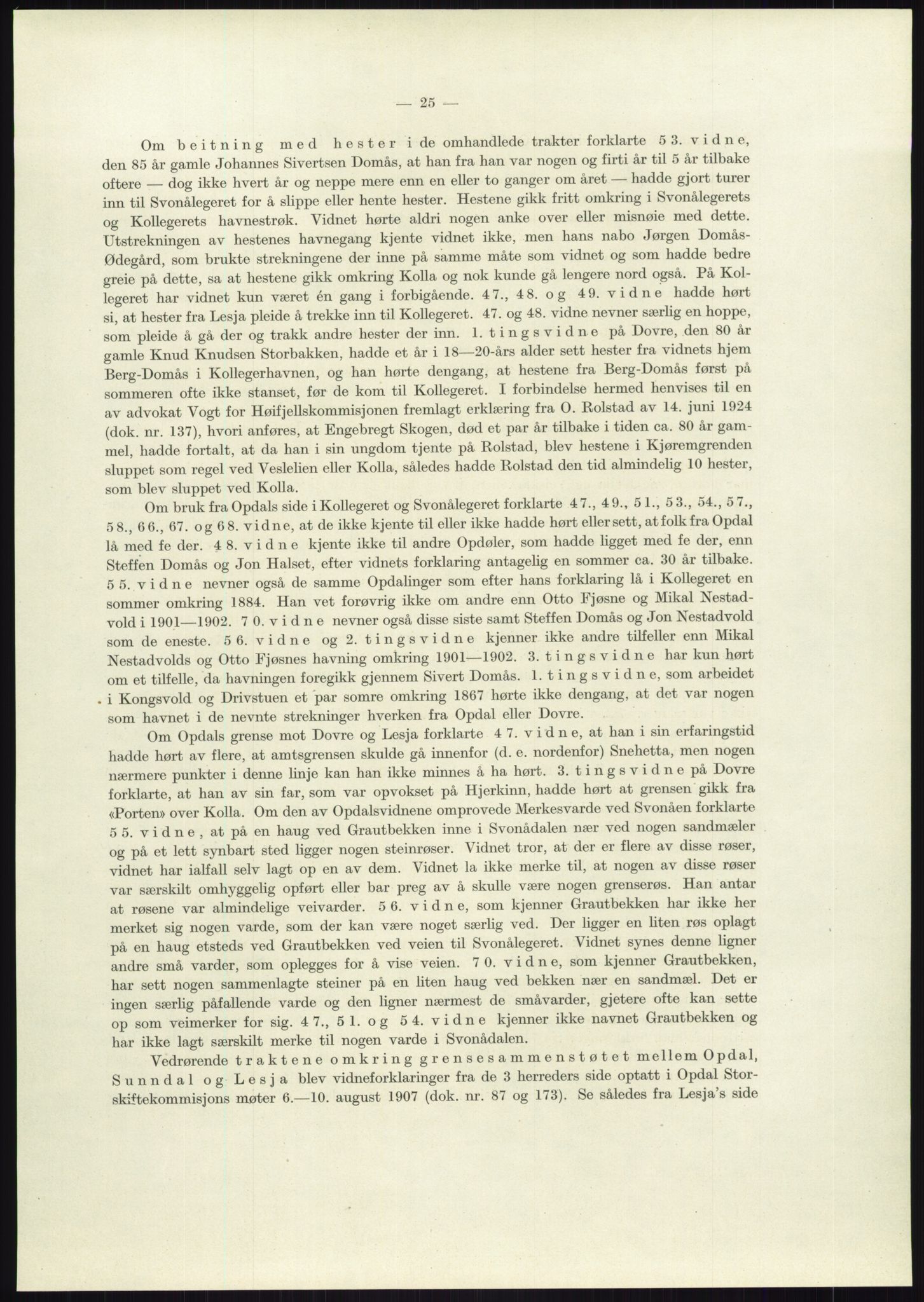 Høyfjellskommisjonen, AV/RA-S-1546/X/Xa/L0001: Nr. 1-33, 1909-1953, p. 3699