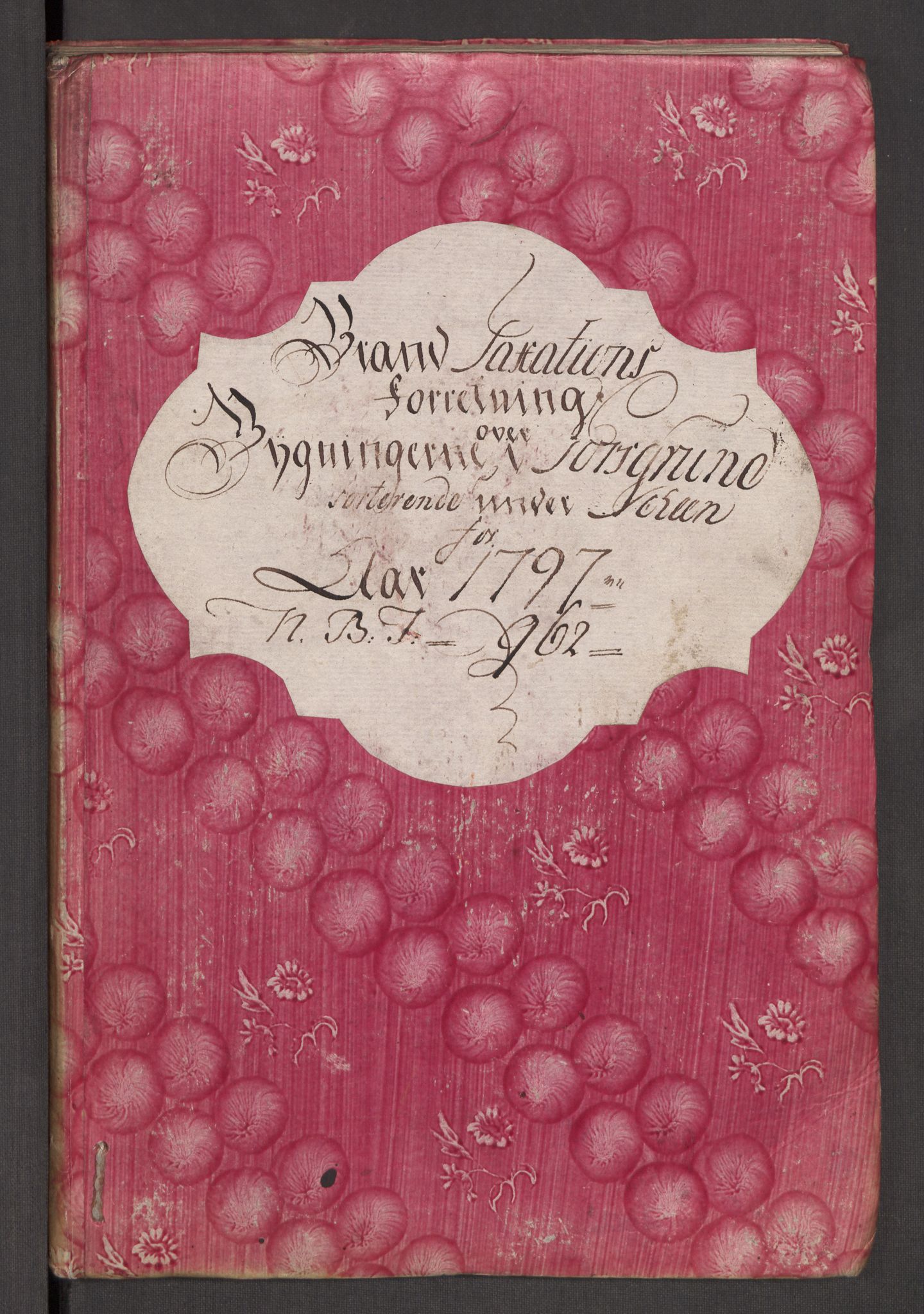 Kommersekollegiet, Brannforsikringskontoret 1767-1814, AV/RA-EA-5458/F/Fa/L0043/0001: Porsgrunn / Branntakstprotokoll, 1797