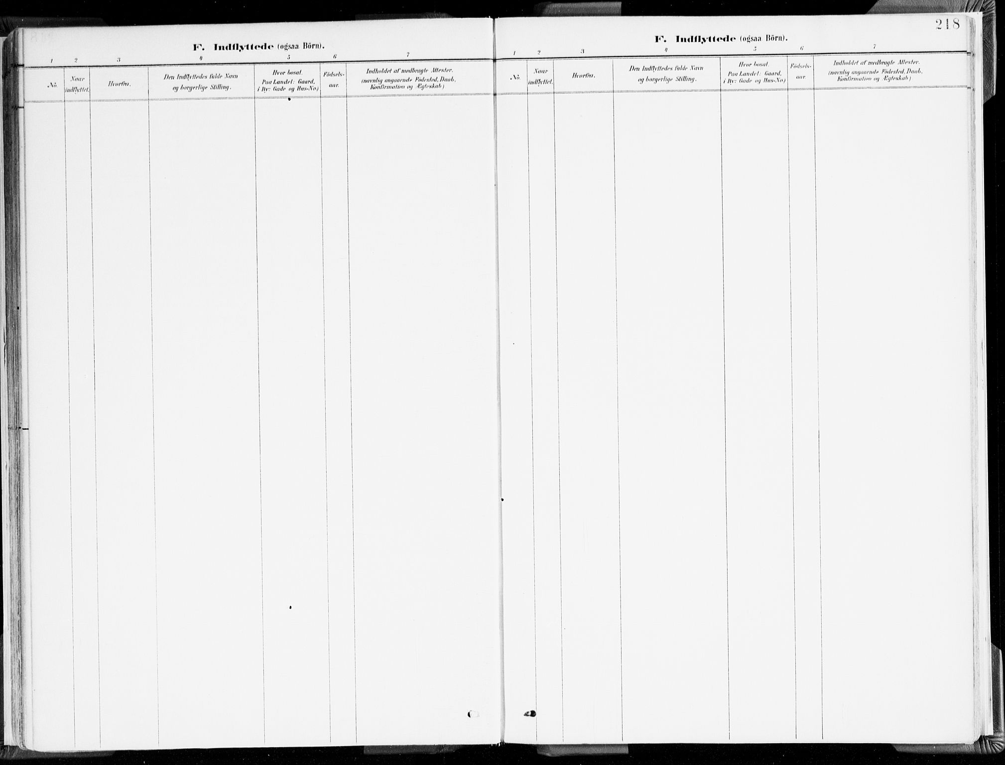 Selje sokneprestembete, AV/SAB-A-99938/H/Ha/Haa/Haab: Parish register (official) no. B 2, 1891-1907, p. 218
