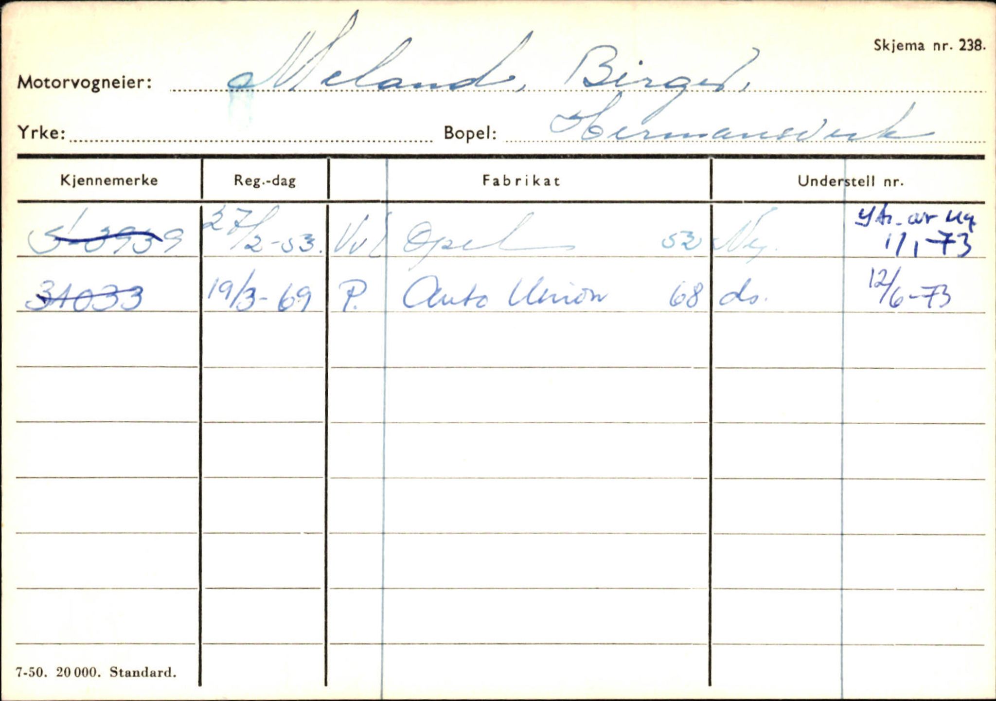 Statens vegvesen, Sogn og Fjordane vegkontor, AV/SAB-A-5301/4/F/L0126: Eigarregister Fjaler M-Å. Leikanger A-Å, 1945-1975, p. 1770