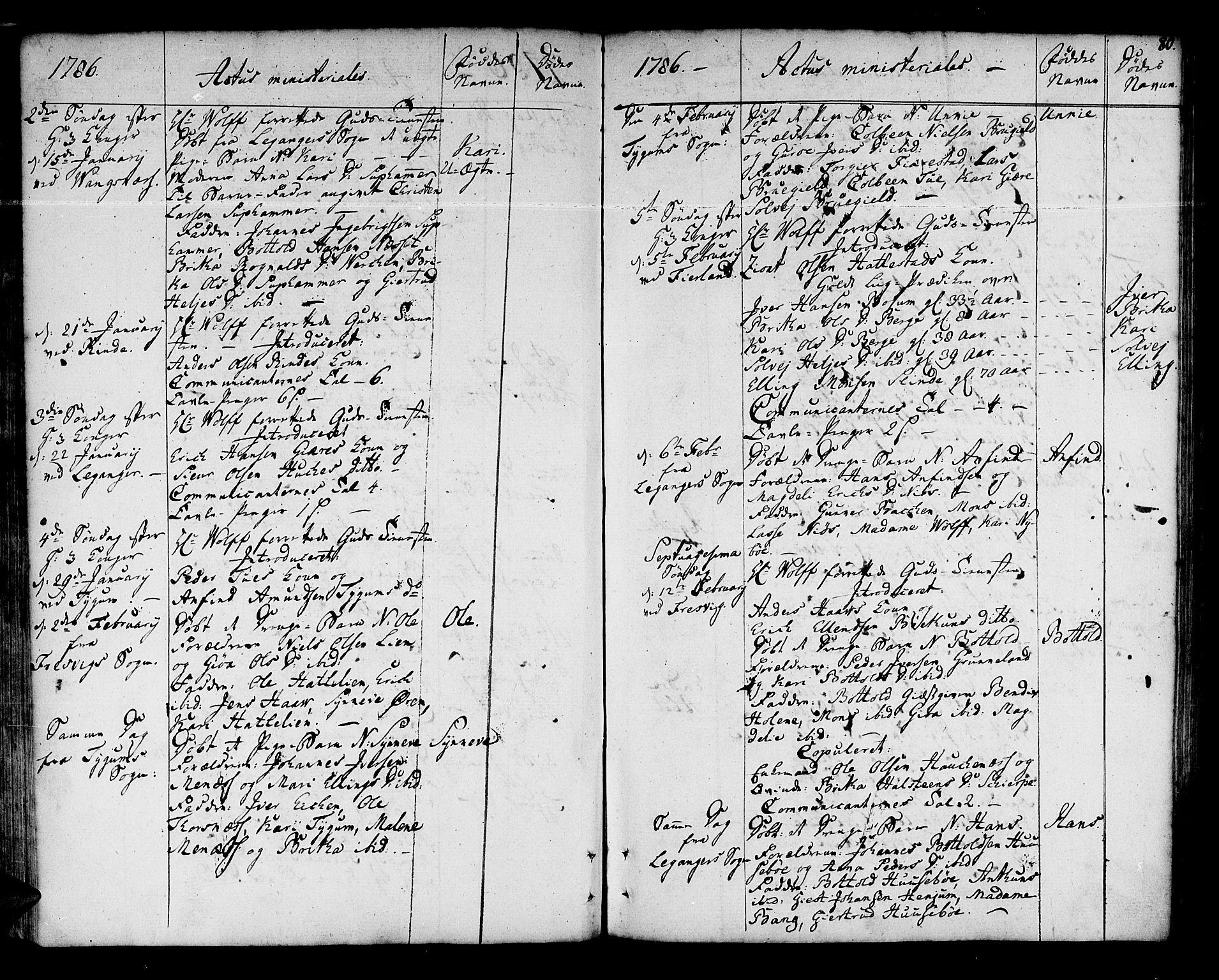 Leikanger sokneprestembete, AV/SAB-A-81001/H/Haa/Haaa/L0004: Parish register (official) no. A 4, 1770-1791, p. 80