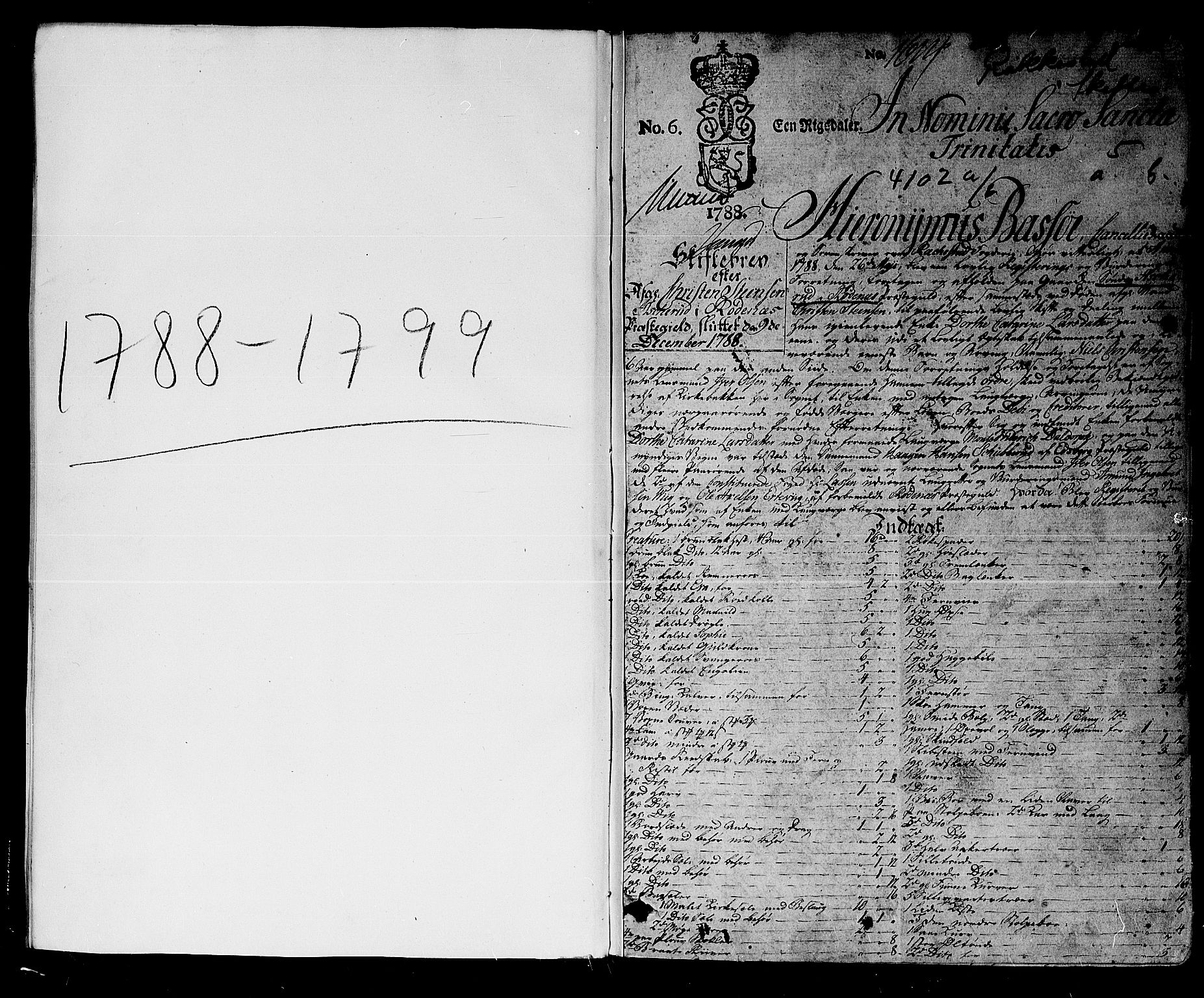 Rakkestad sorenskriveri, AV/SAO-A-10686/H/Hb/L0005a: Skifteprotokoller, 1788-1799, p. 0b-1a