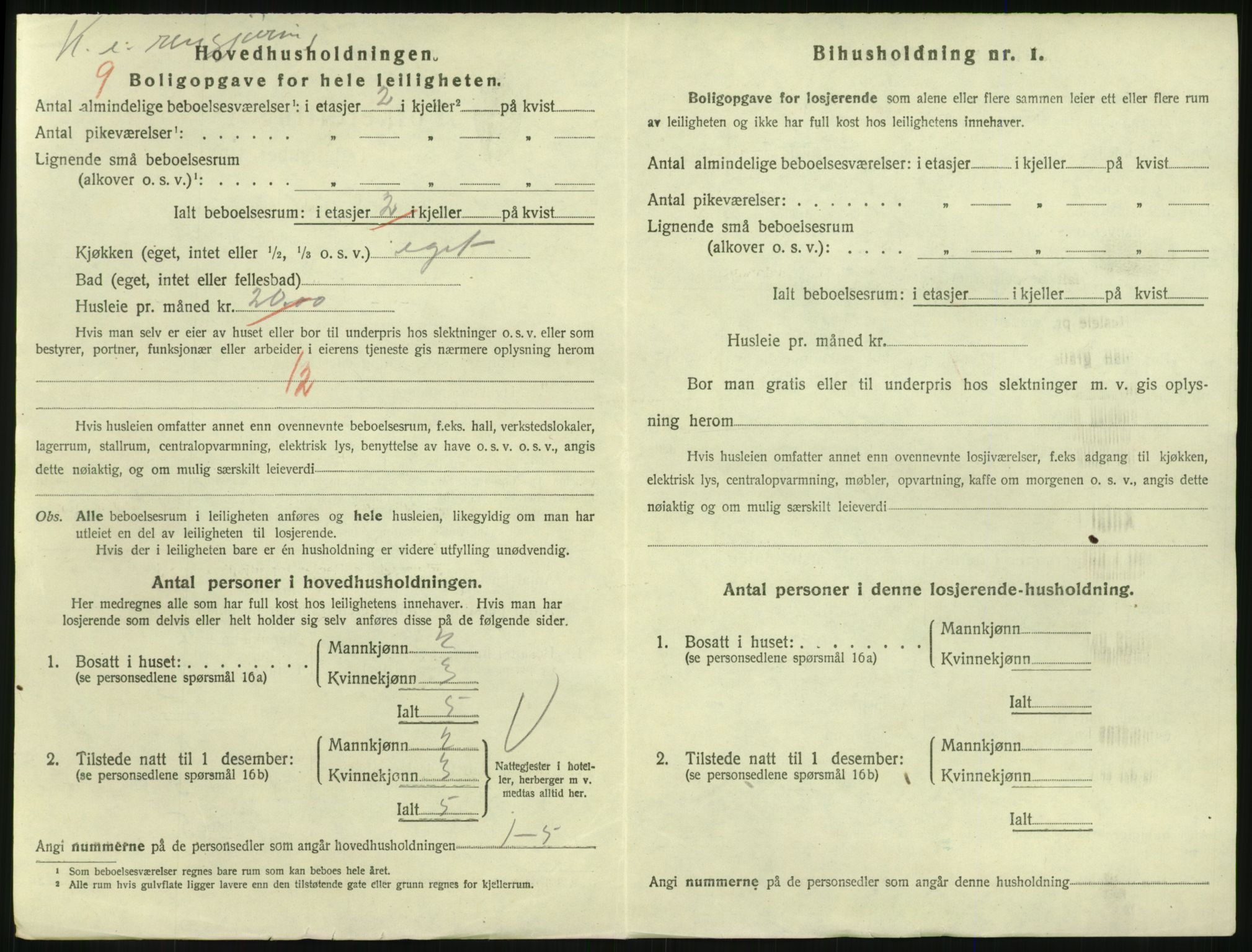 SAKO, 1920 census for Larvik, 1920, p. 5985