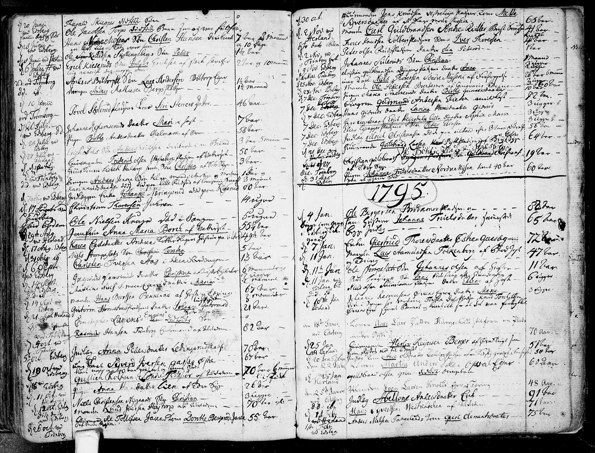 Eidsberg prestekontor Kirkebøker, SAO/A-10905/F/Fa/L0005: Parish register (official) no. I 5, 1786-1807, p. 165