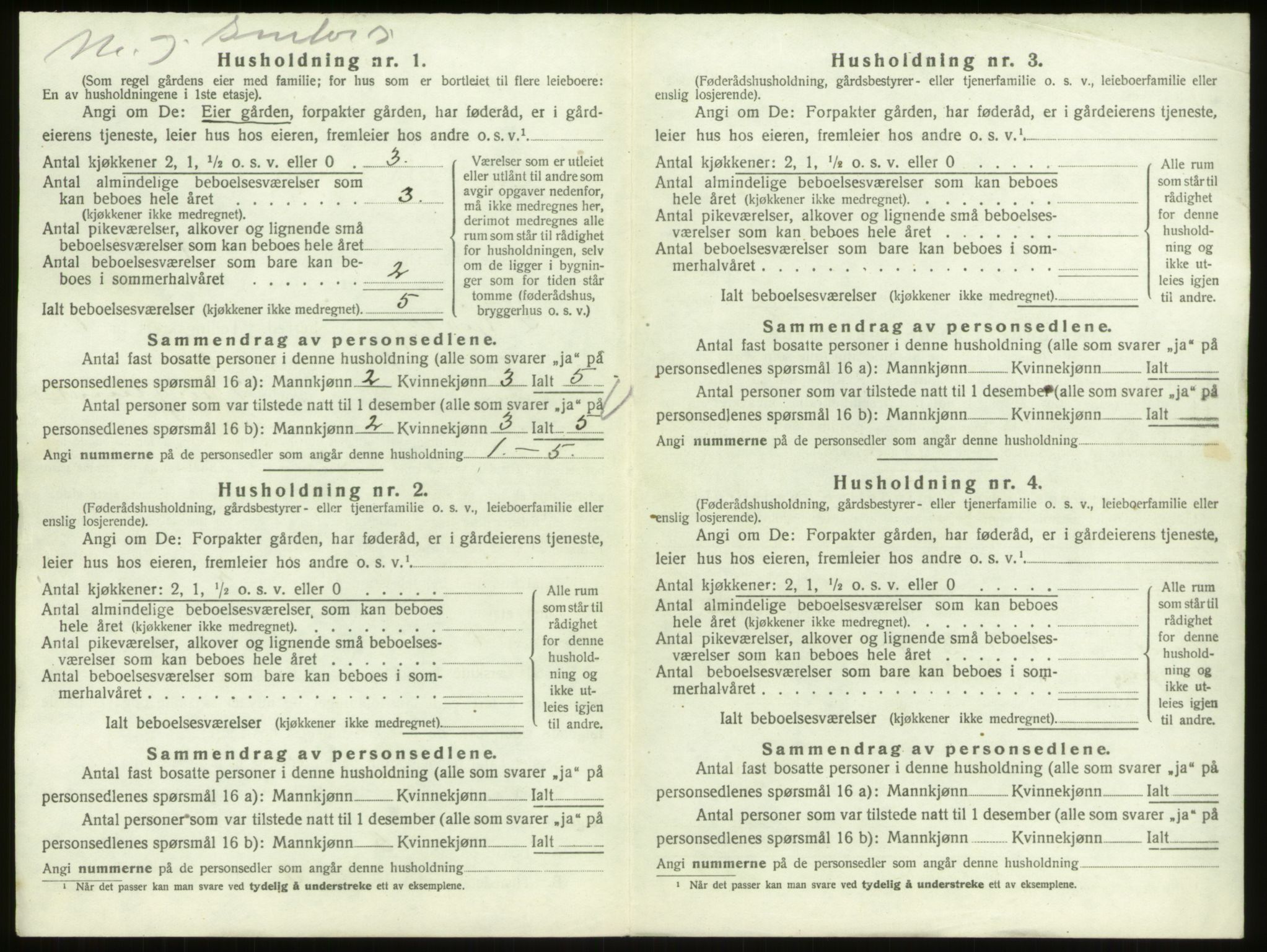 SAO, 1920 census for Skjeberg, 1920, p. 62