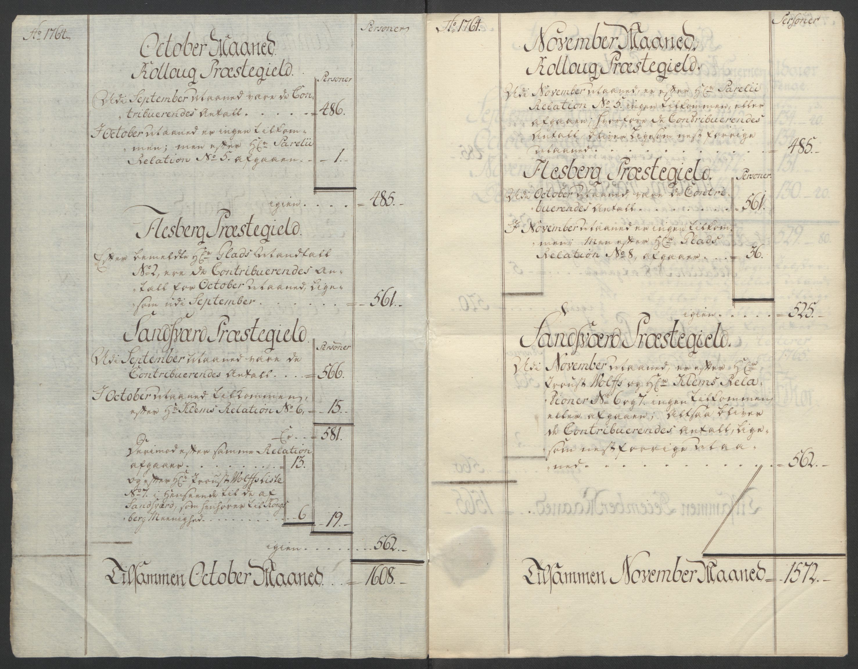 Rentekammeret inntil 1814, Reviderte regnskaper, Fogderegnskap, AV/RA-EA-4092/R24/L1672: Ekstraskatten Numedal og Sandsvær, 1762-1767, p. 238