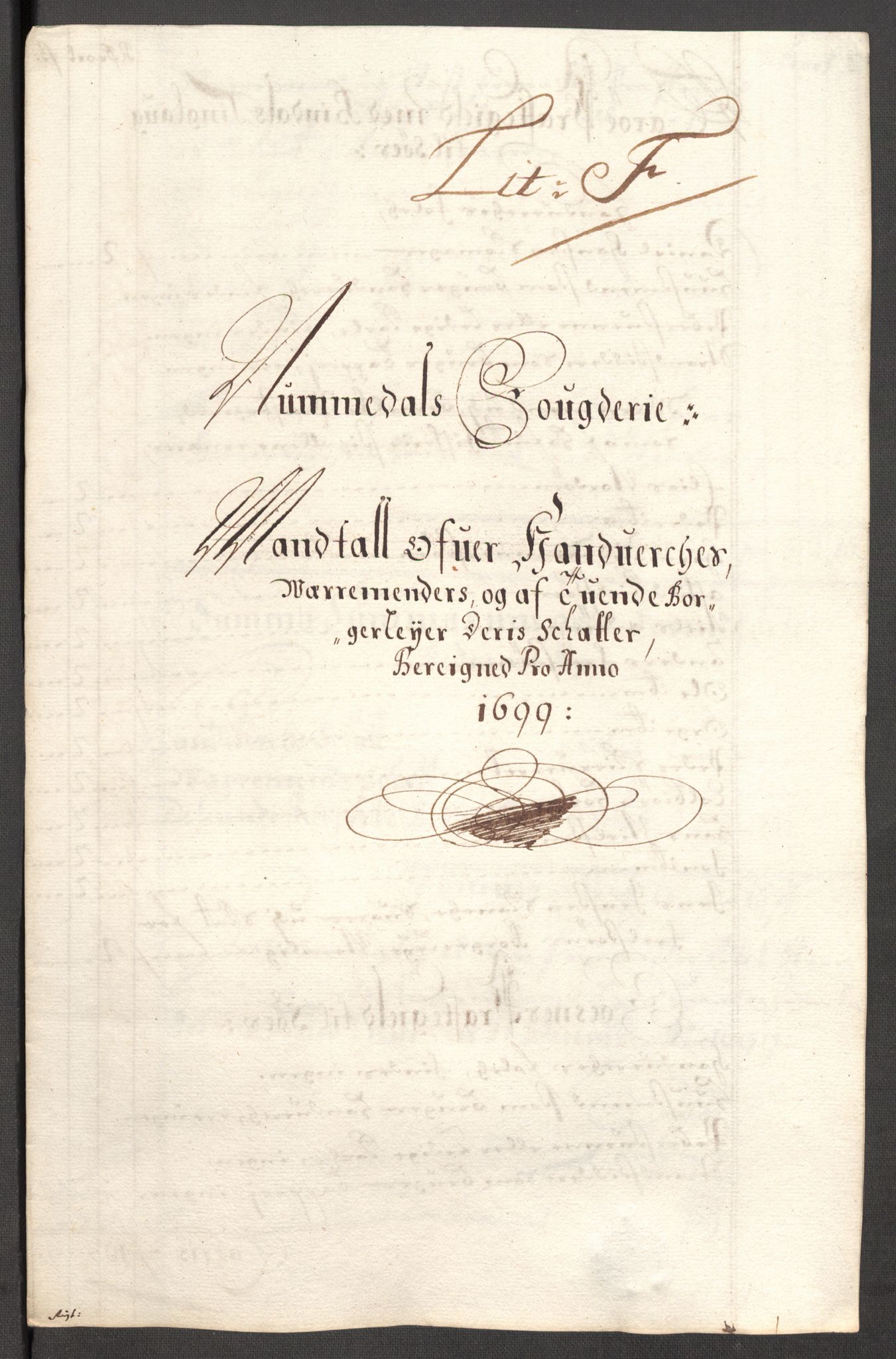 Rentekammeret inntil 1814, Reviderte regnskaper, Fogderegnskap, RA/EA-4092/R64/L4426: Fogderegnskap Namdal, 1699-1700, p. 105