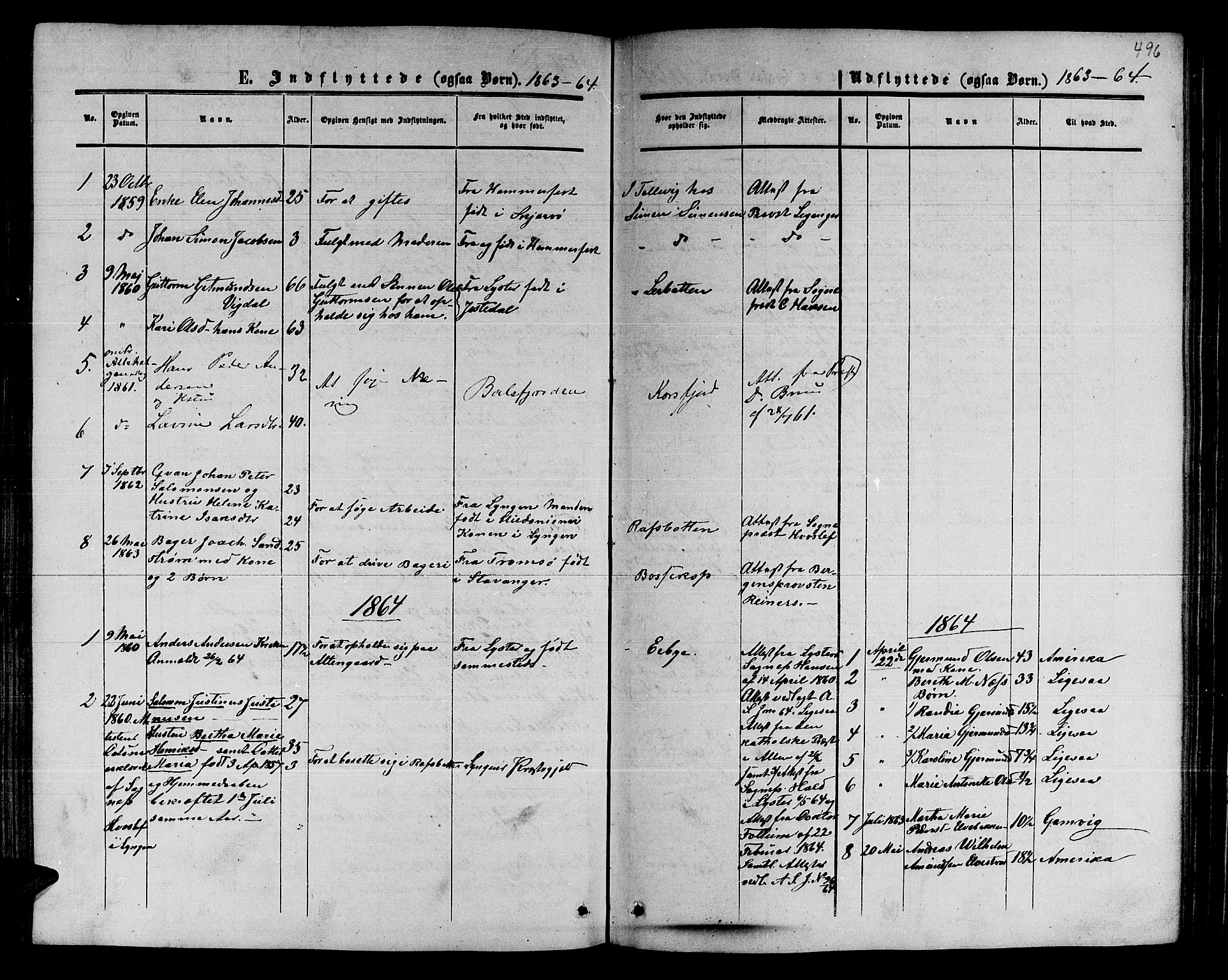 Alta sokneprestkontor, SATØ/S-1338/H/Hb/L0001.klokk: Parish register (copy) no. 1, 1858-1878, p. 495-496