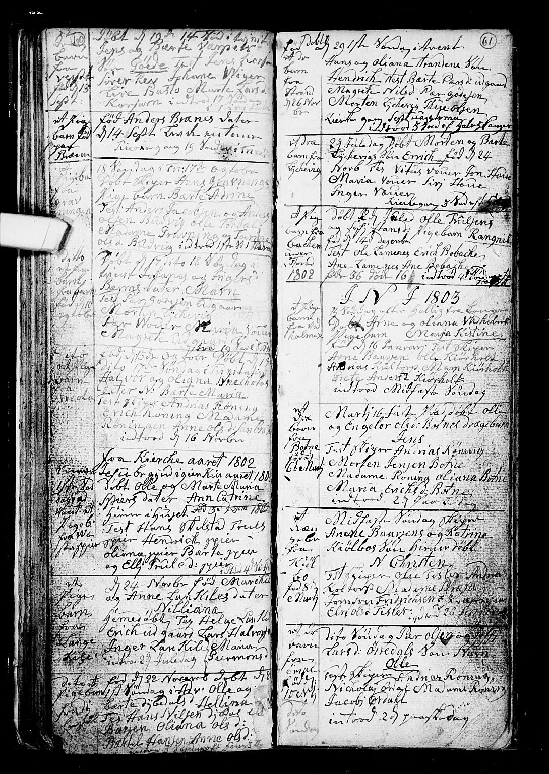Hvaler prestekontor Kirkebøker, SAO/A-2001/F/Fa/L0002: Parish register (official) no. I 2, 1749-1816, p. 60-61