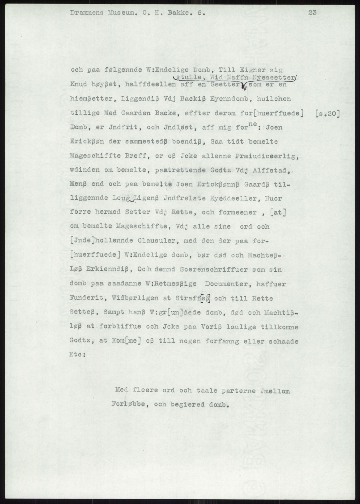 Samlinger til kildeutgivelse, Diplomavskriftsamlingen, AV/RA-EA-4053/H/Ha, p. 1454