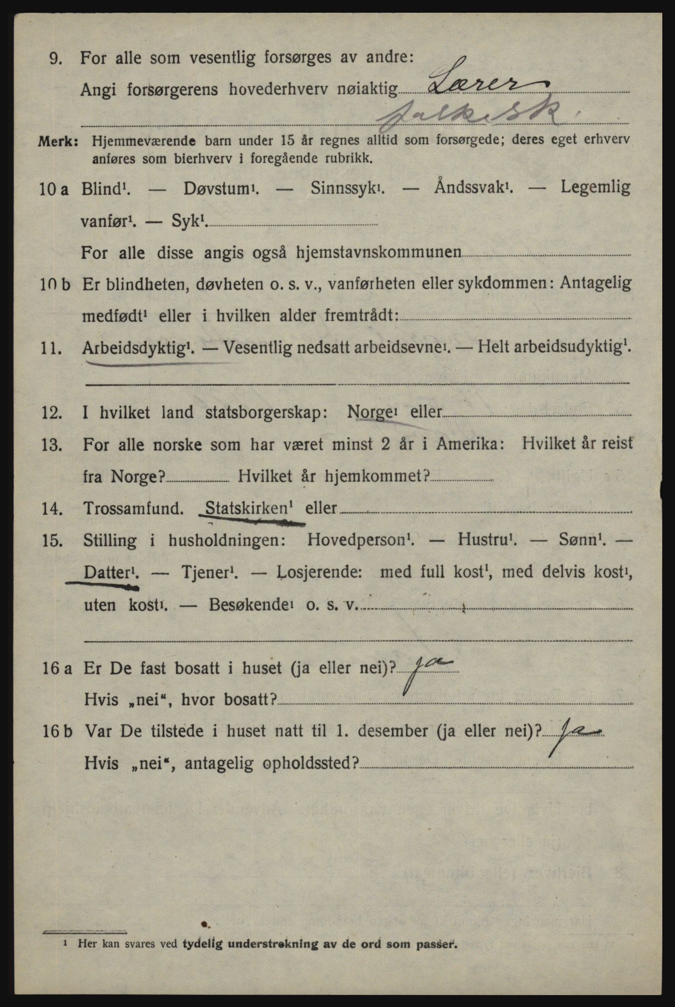 SAO, 1920 census for Skjeberg, 1920, p. 5498