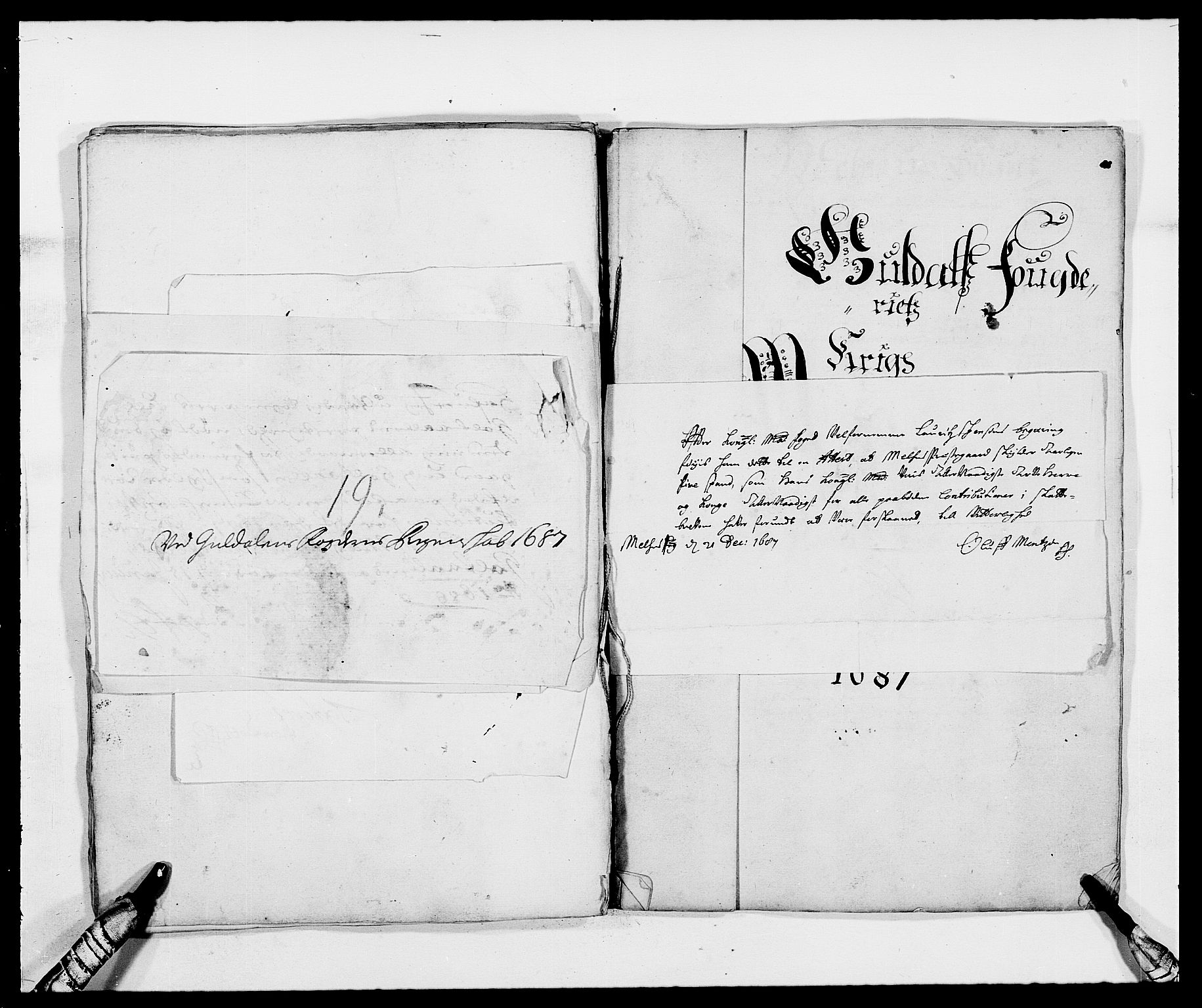 Rentekammeret inntil 1814, Reviderte regnskaper, Fogderegnskap, RA/EA-4092/R59/L3939: Fogderegnskap Gauldal, 1687-1688, p. 87