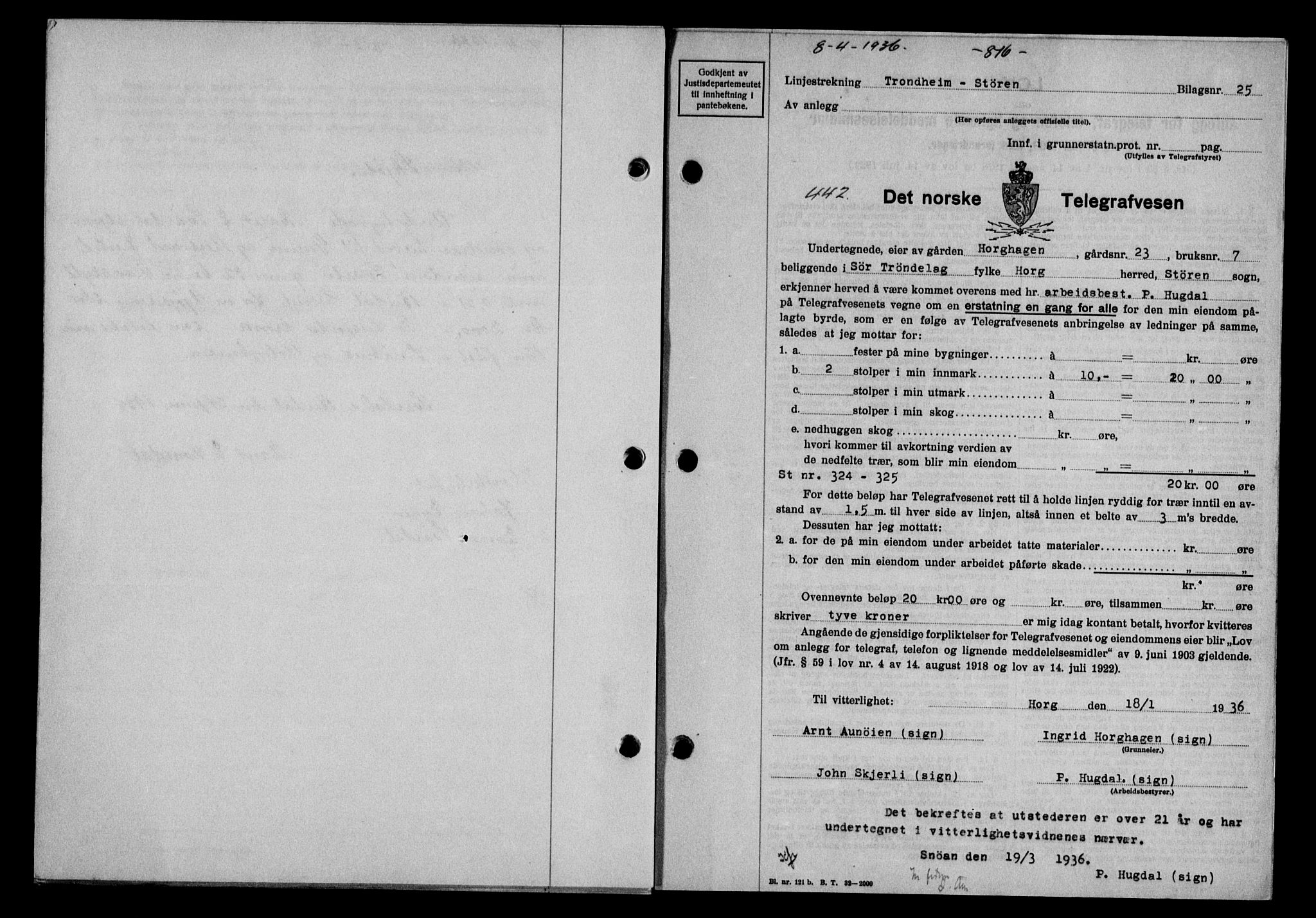 Gauldal sorenskriveri, SAT/A-0014/1/2/2C/L0045: Mortgage book no. 47-49, 1935-1936, Deed date: 08.04.1936