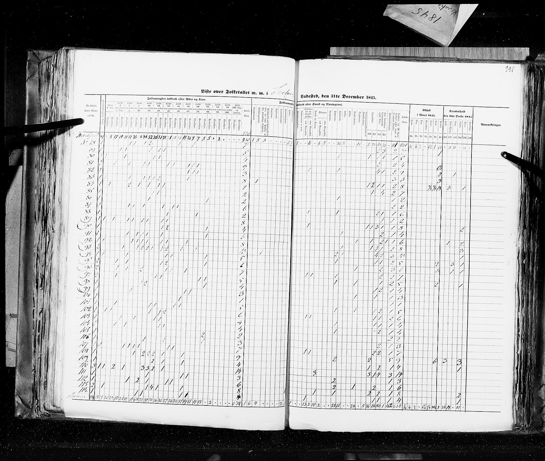 RA, Census 1845, vol. 10: Cities, 1845, p. 228