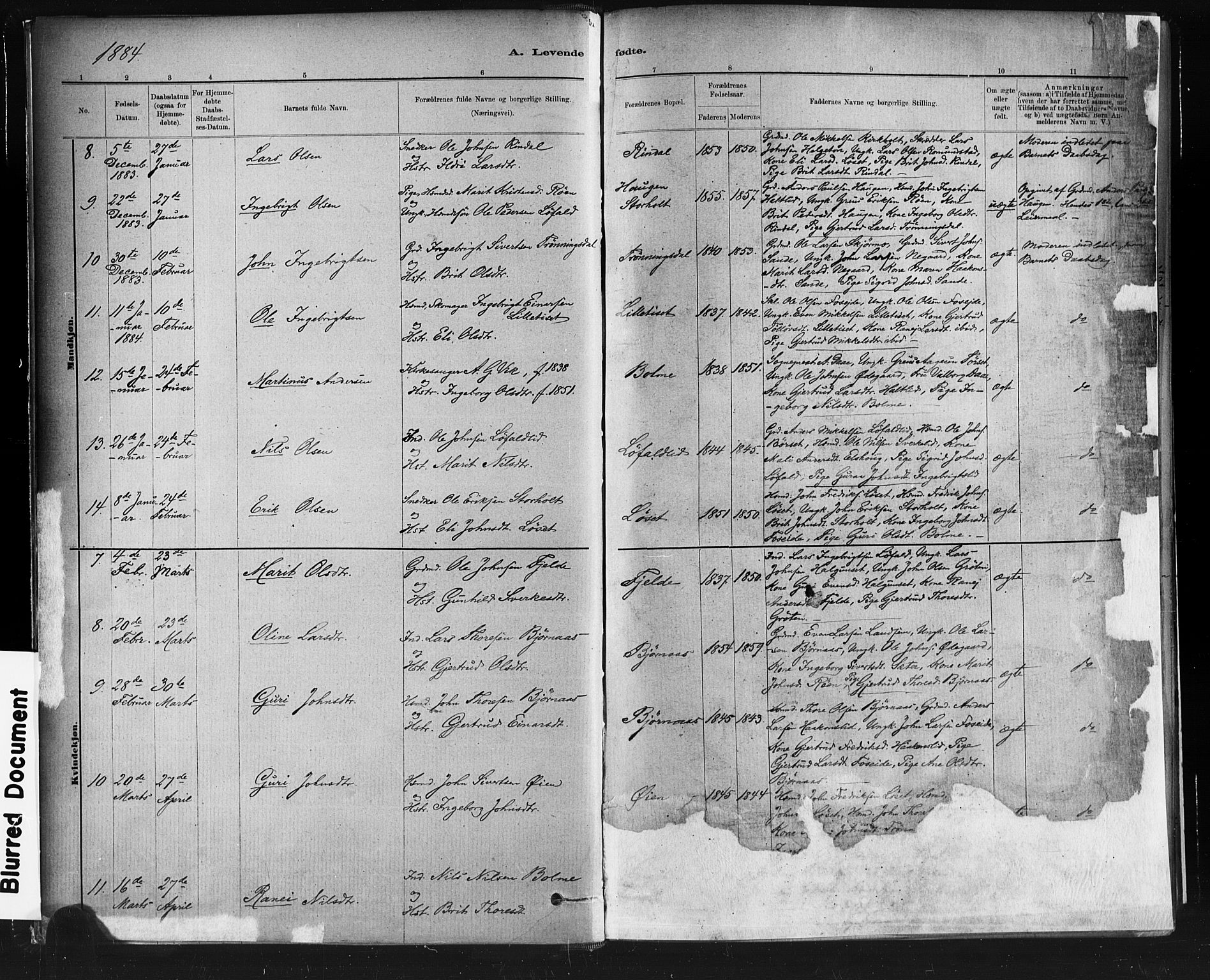 Ministerialprotokoller, klokkerbøker og fødselsregistre - Møre og Romsdal, AV/SAT-A-1454/598/L1069: Parish register (official) no. 598A03, 1882-1895, p. 18