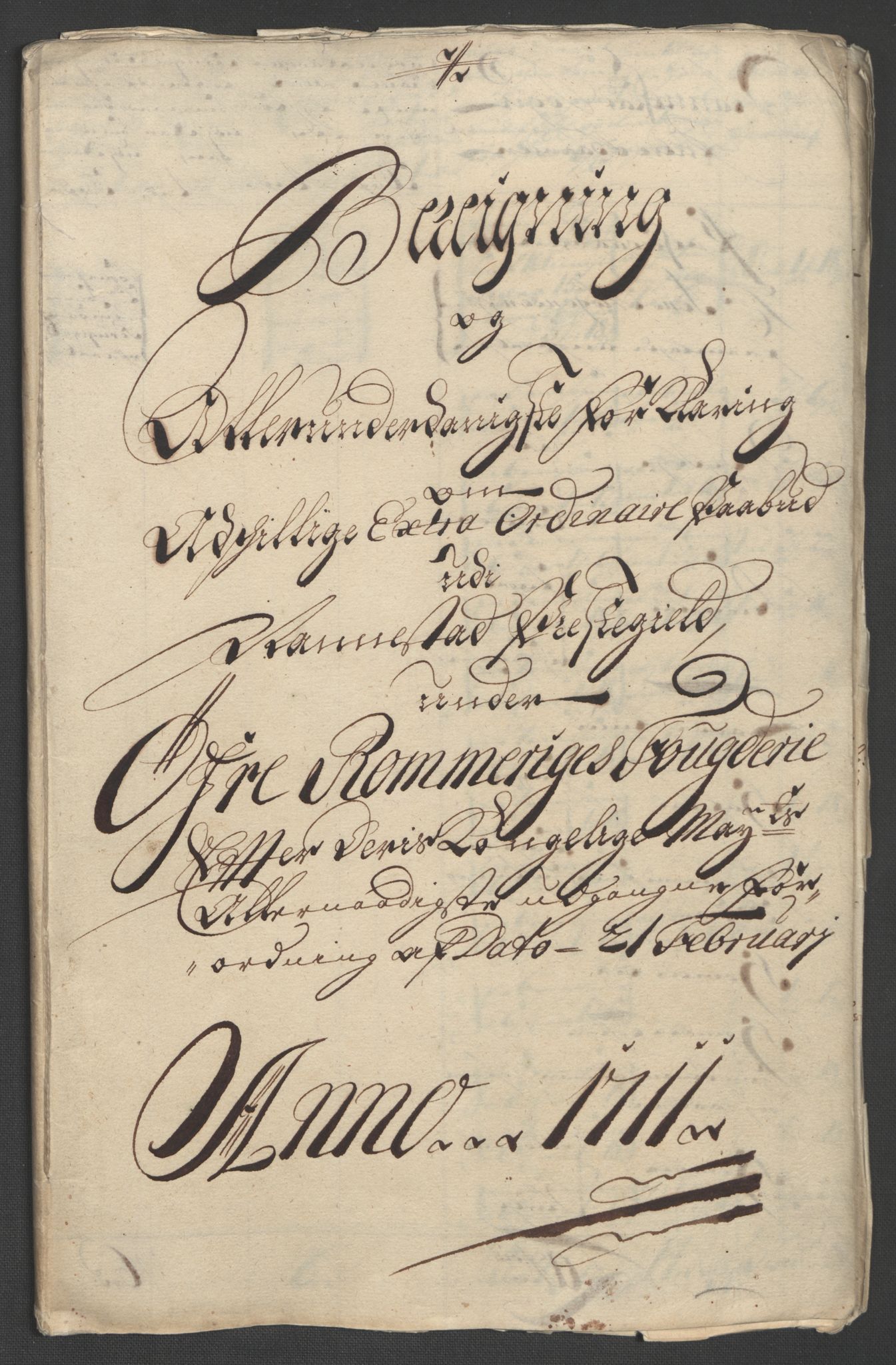 Rentekammeret inntil 1814, Reviderte regnskaper, Fogderegnskap, AV/RA-EA-4092/R12/L0721: Fogderegnskap Øvre Romerike, 1711, p. 141