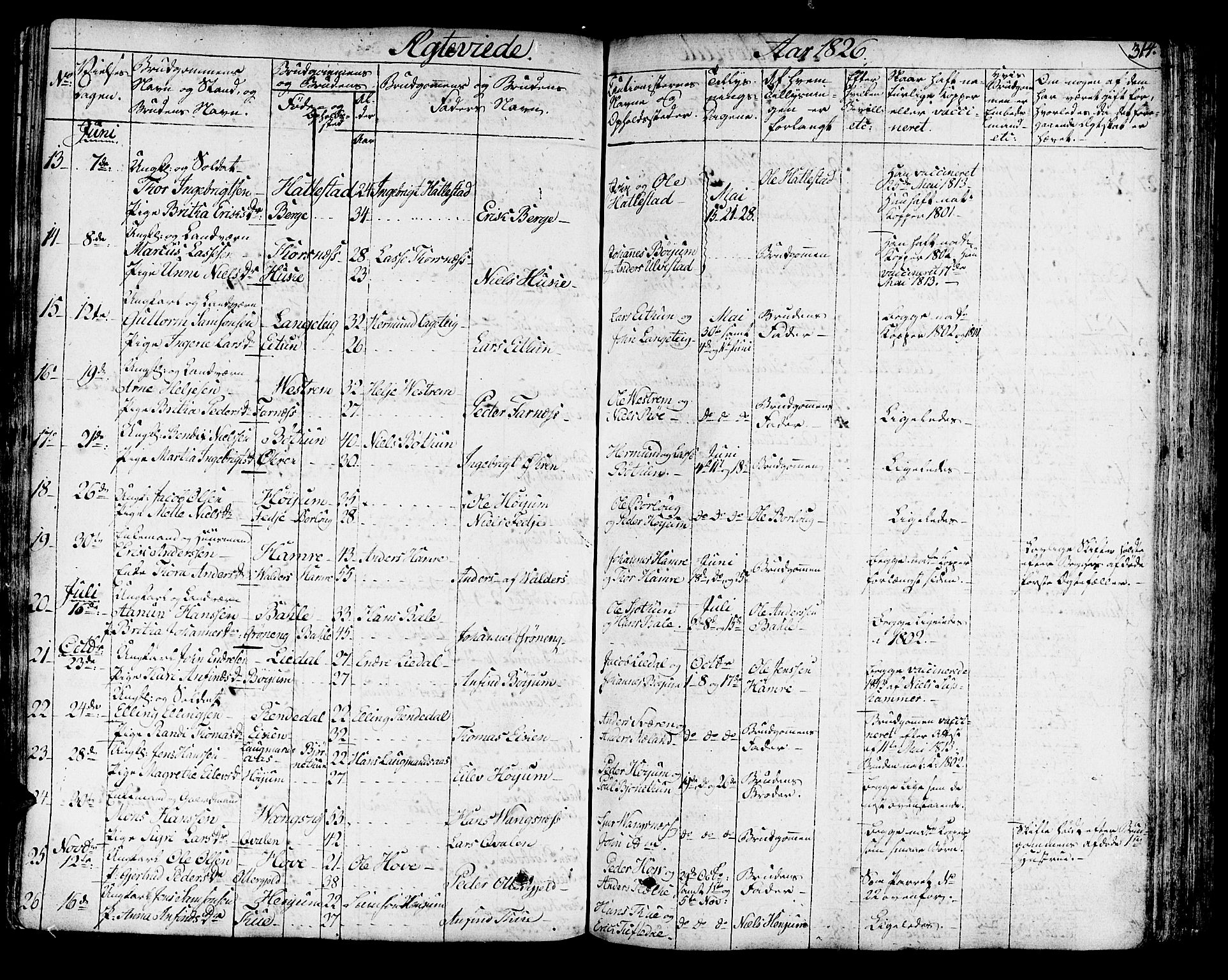 Leikanger sokneprestembete, AV/SAB-A-81001/H/Haa/Haaa/L0006: Parish register (official) no. A 6, 1810-1838, p. 314