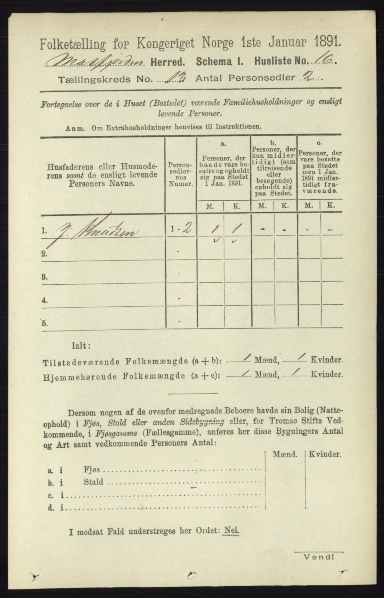 RA, 1891 census for 1266 Masfjorden, 1891, p. 2618