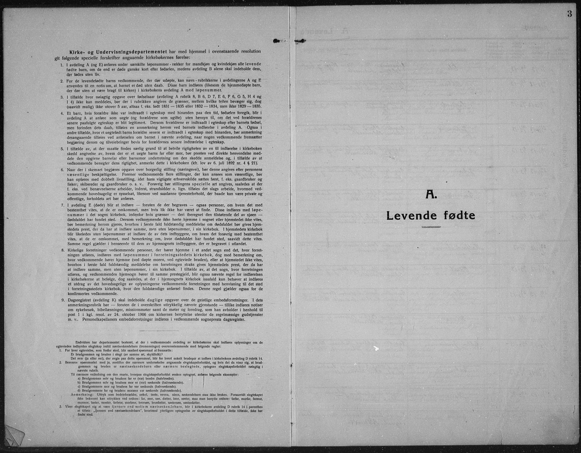 Nes prestekontor, Hedmark, SAH/PREST-020/L/La/L0009: Parish register (copy) no. 9, 1913-1936, p. 3