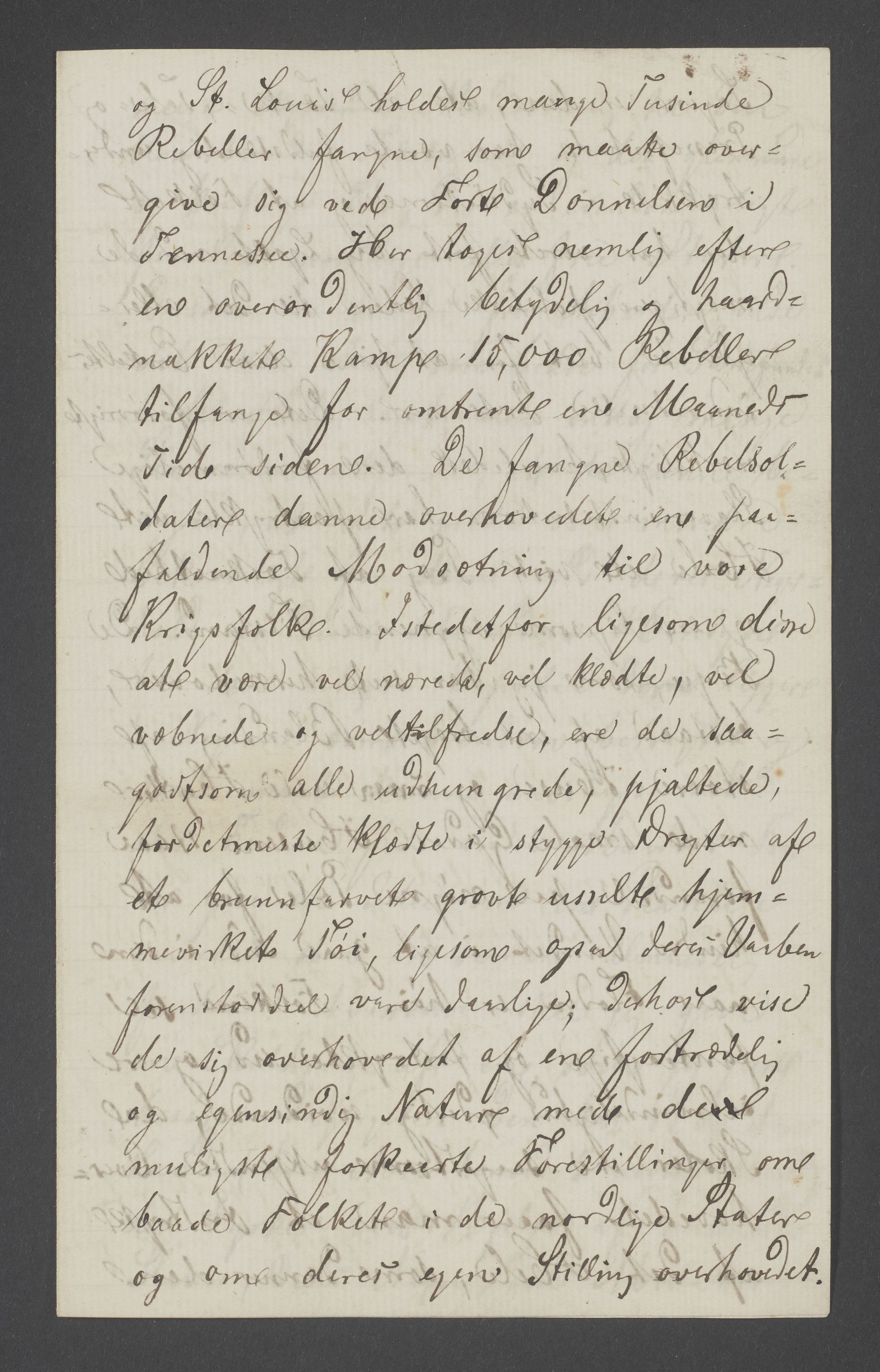 Søren Johan Hanssen, cand. med., IKAM/P-00148/G/L0001/0005: Private brev / Brev 31.03.1862, 1862