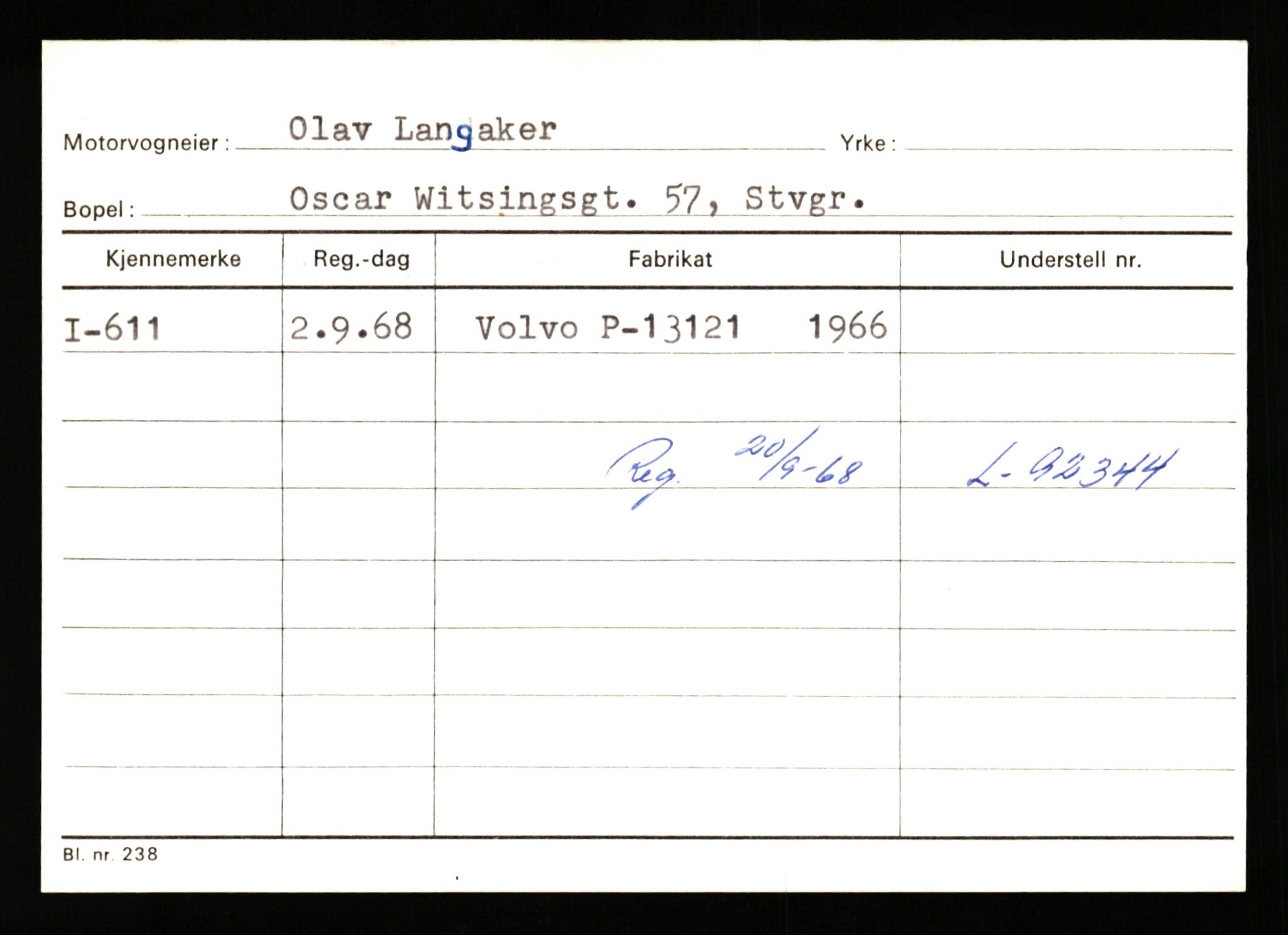 Stavanger trafikkstasjon, SAST/A-101942/0/G/L0001: Registreringsnummer: 0 - 5782, 1930-1971, p. 359