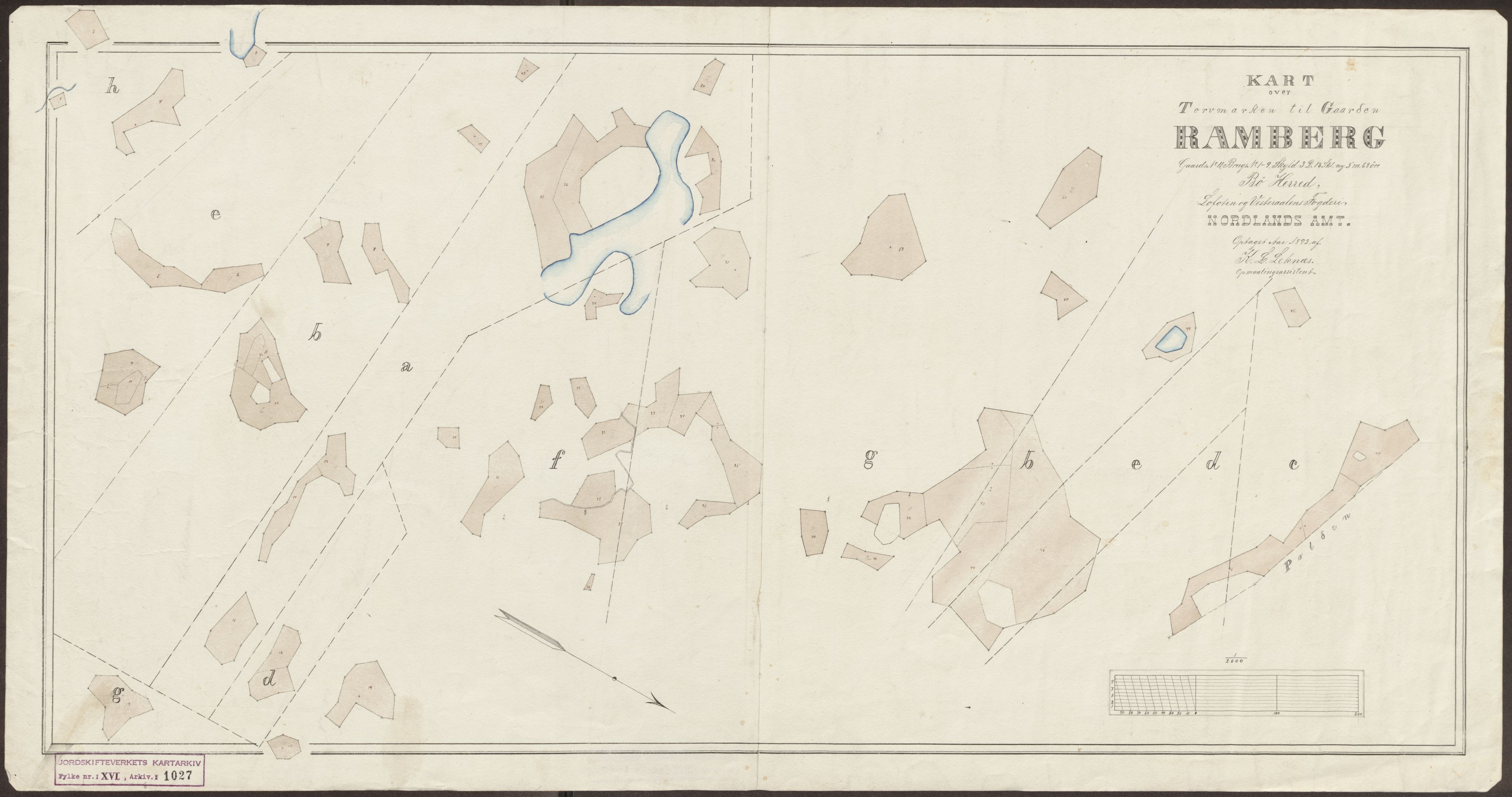 Jordskifteverkets kartarkiv, AV/RA-S-3929/T, 1859-1988, p. 1182
