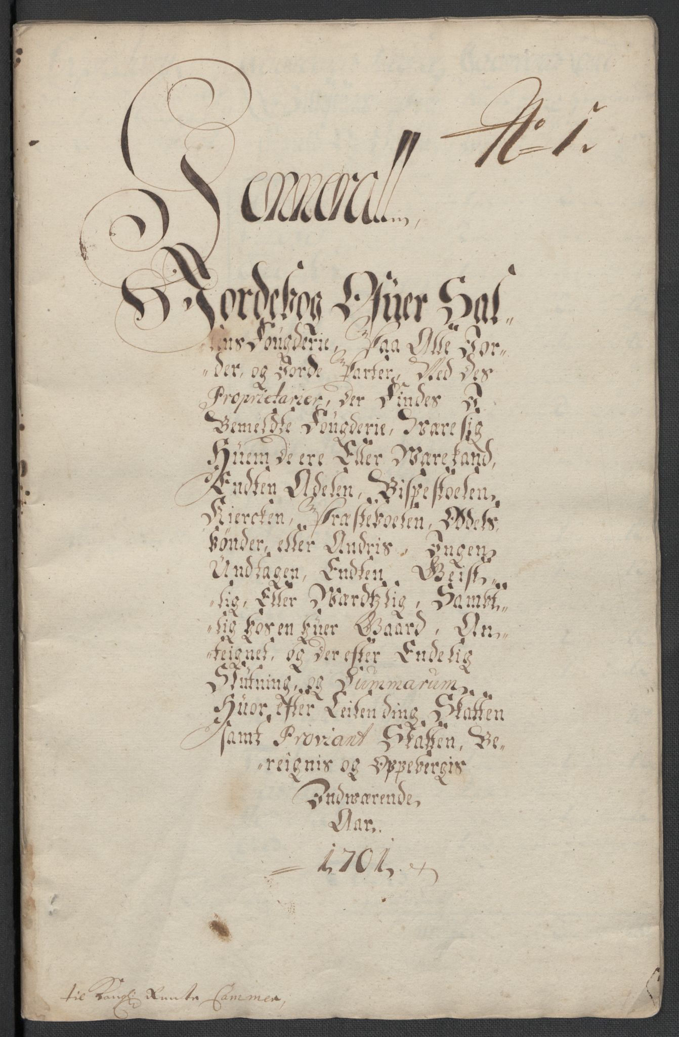 Rentekammeret inntil 1814, Reviderte regnskaper, Fogderegnskap, AV/RA-EA-4092/R66/L4580: Fogderegnskap Salten, 1701-1706, p. 11