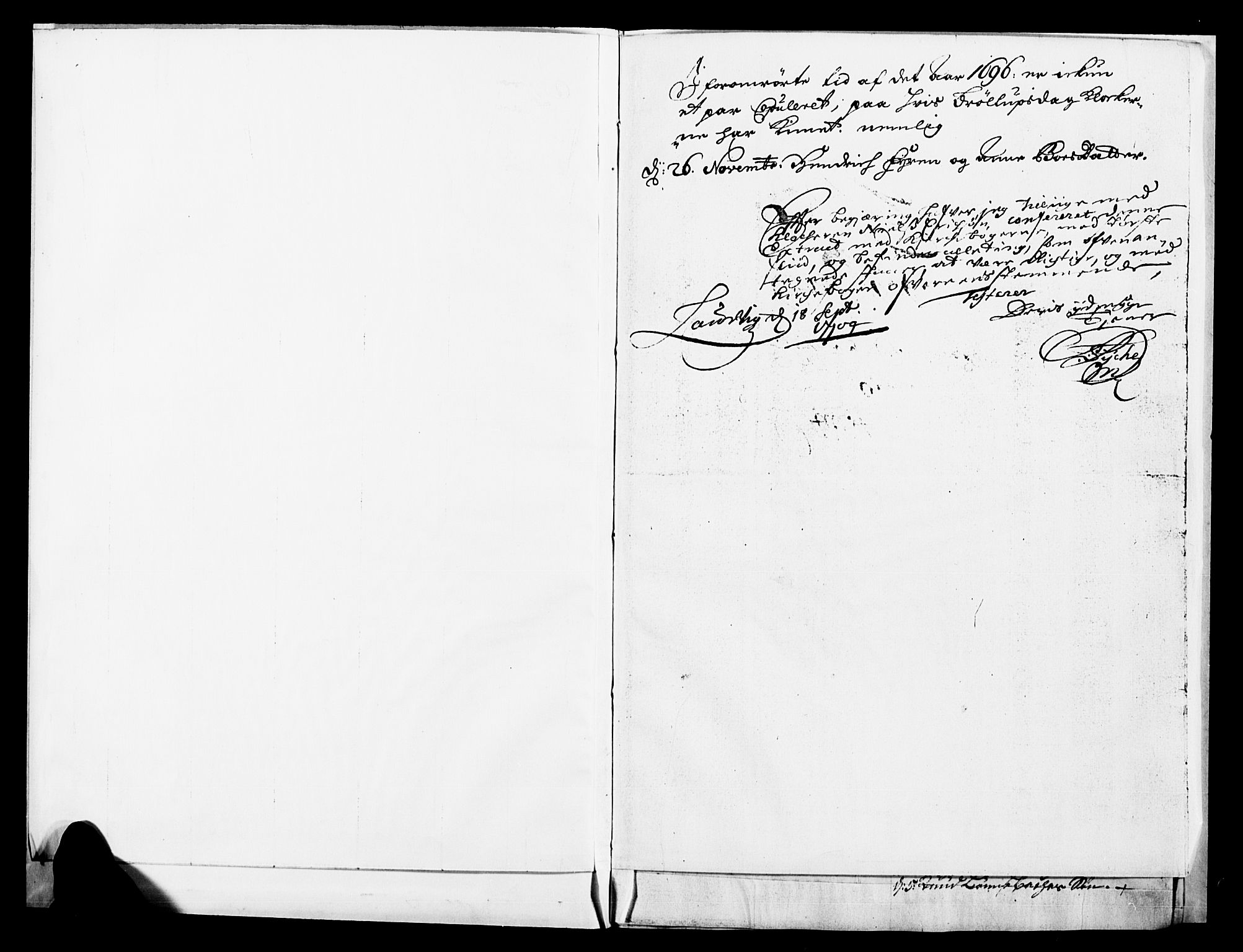 Larvik kirkebøker, AV/SAKO-A-352/F/Fa/L0000: Parish register (official) no. I 0, 1696-1746