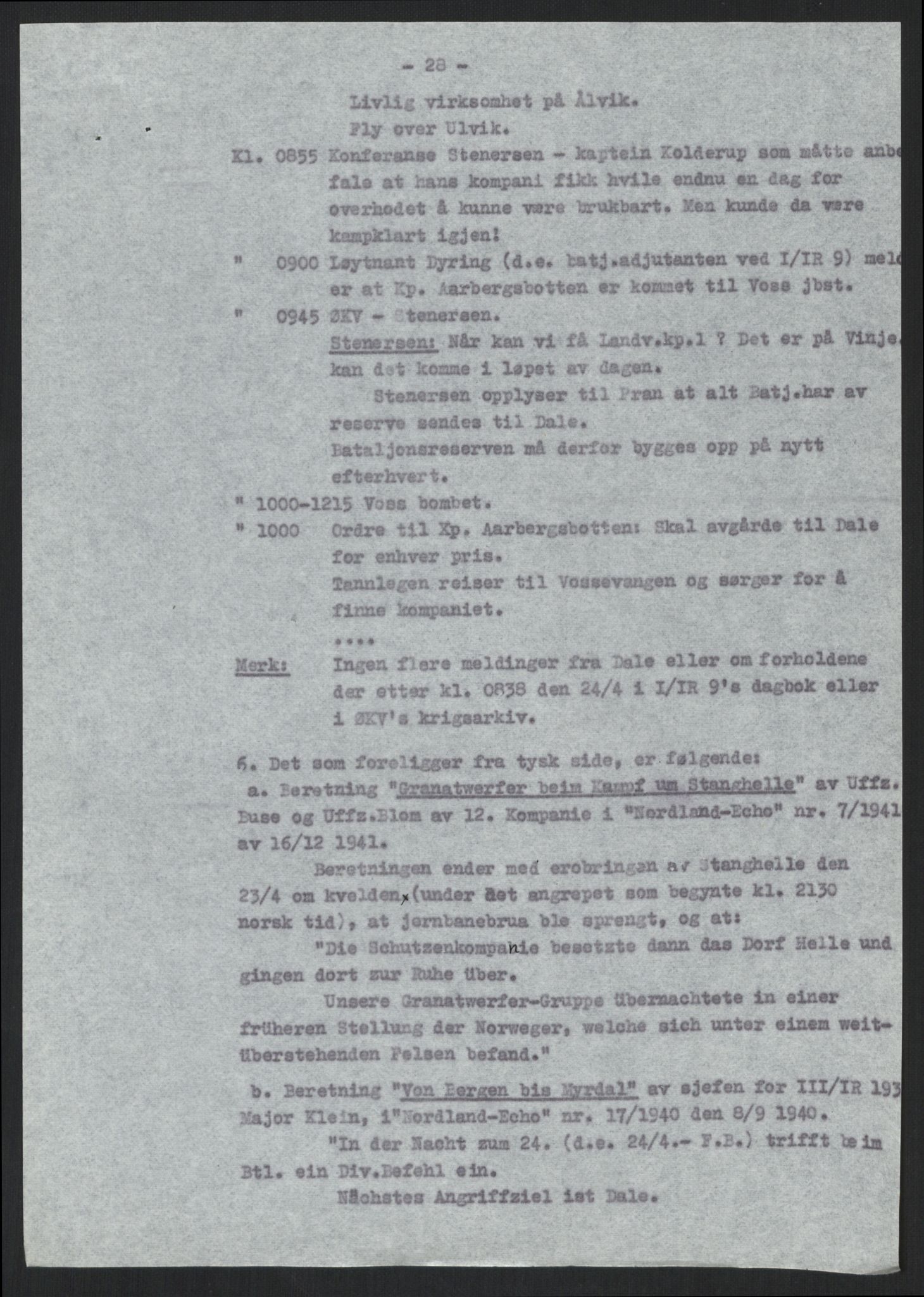 Forsvaret, Forsvarets krigshistoriske avdeling, RA/RAFA-2017/Y/Yb/L0100: II-C-11-401-402  -  4. Divisjon., 1940-1962, p. 333