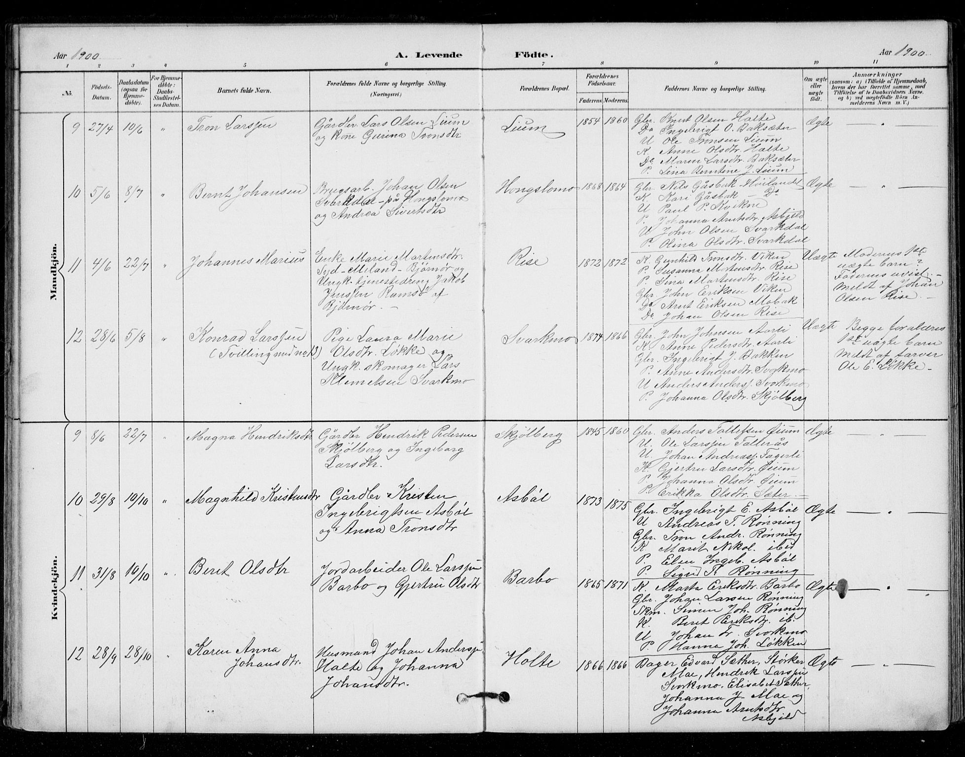 Ministerialprotokoller, klokkerbøker og fødselsregistre - Sør-Trøndelag, SAT/A-1456/671/L0841: Parish register (official) no. 671A03, 1893-1915