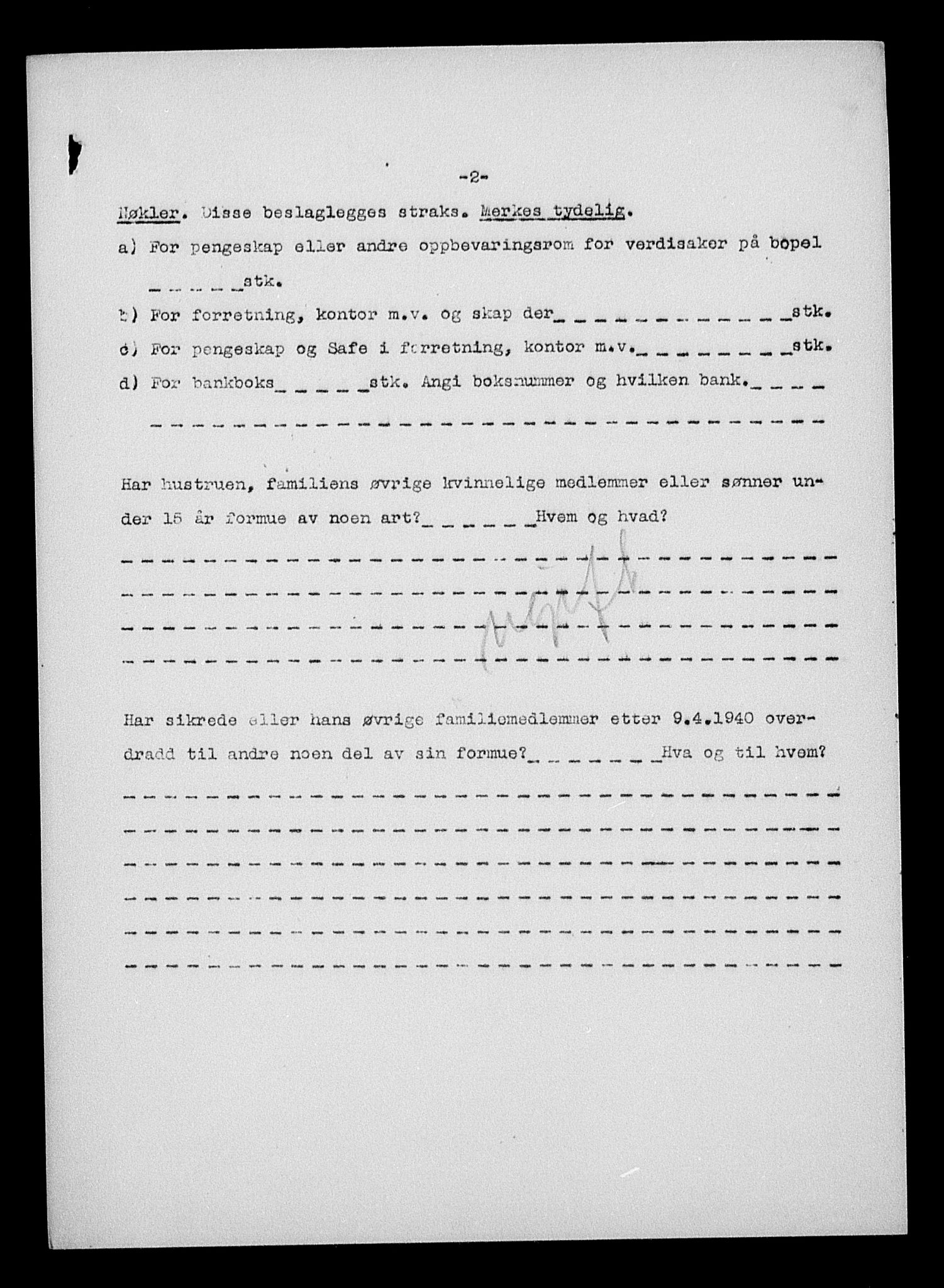 Justisdepartementet, Tilbakeføringskontoret for inndratte formuer, AV/RA-S-1564/H/Hc/Hcc/L0944: --, 1945-1947, p. 693