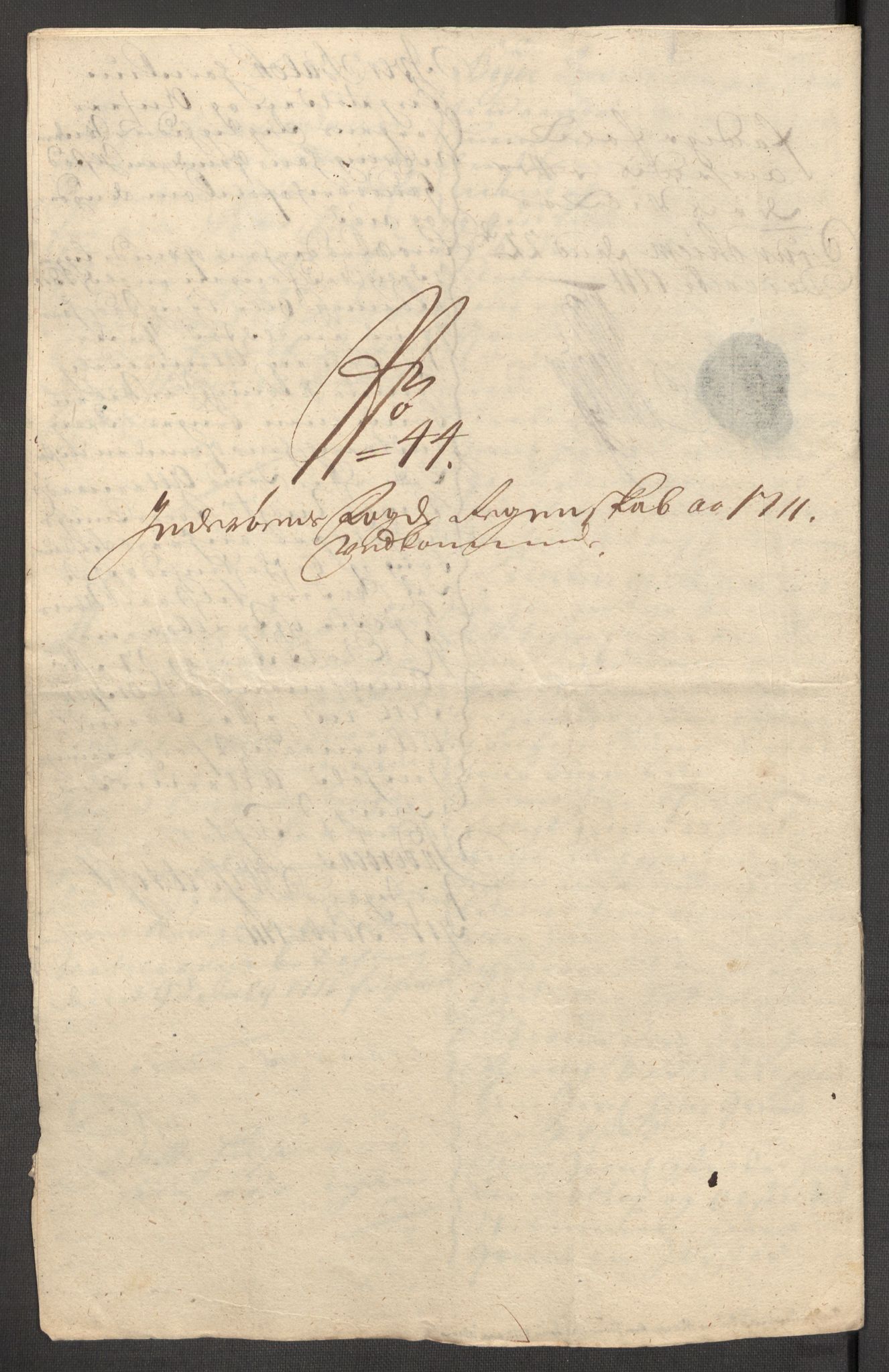 Rentekammeret inntil 1814, Reviderte regnskaper, Fogderegnskap, AV/RA-EA-4092/R63/L4319: Fogderegnskap Inderøy, 1711, p. 172