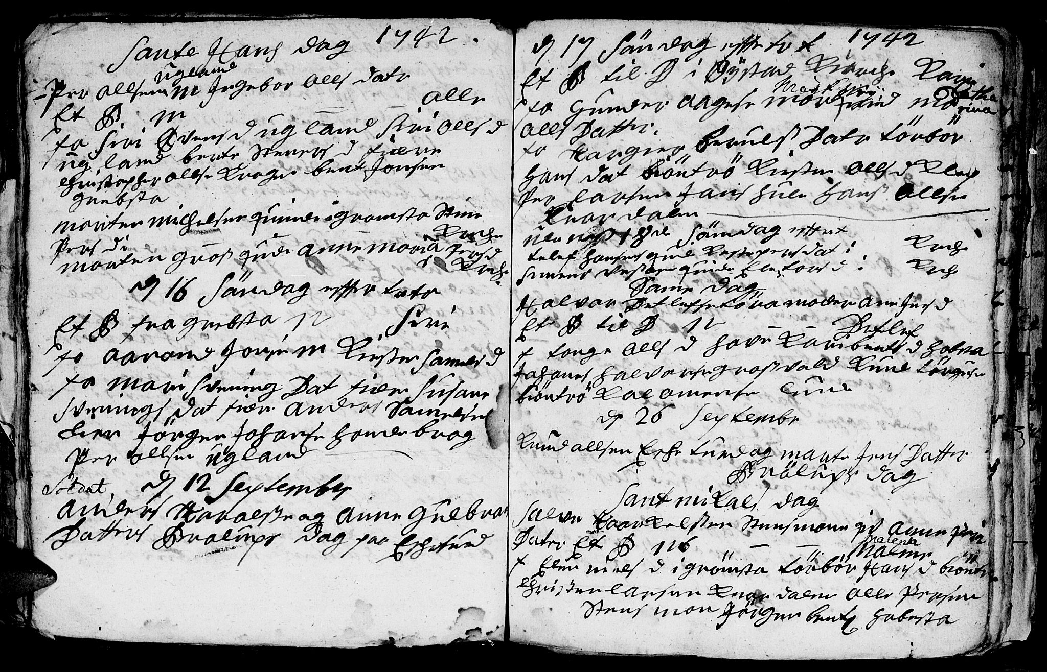 Fjære sokneprestkontor, AV/SAK-1111-0011/F/Fb/L0001: Parish register (copy) no. B 1, 1732-1750, p. 95