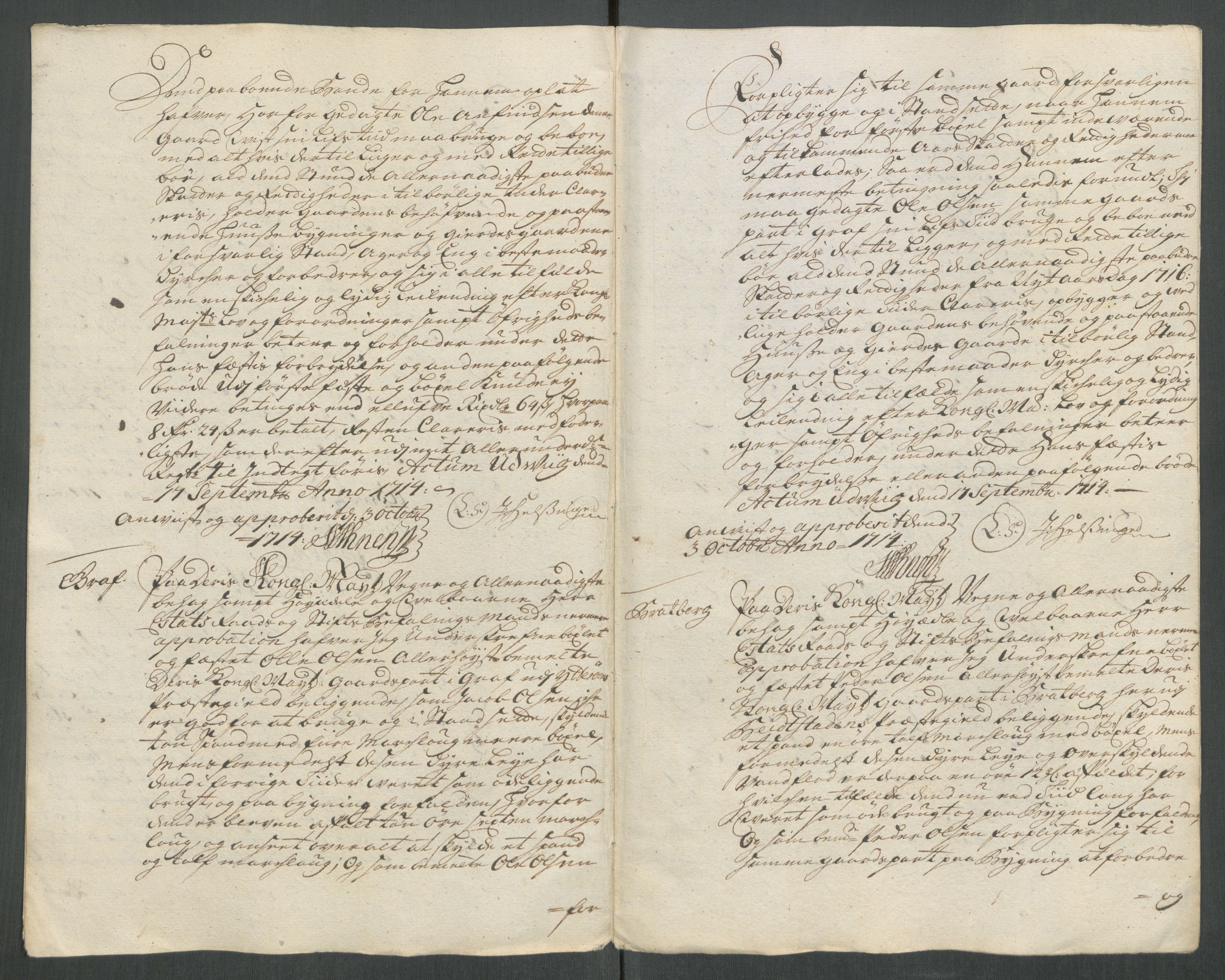 Rentekammeret inntil 1814, Reviderte regnskaper, Fogderegnskap, RA/EA-4092/R63/L4322: Fogderegnskap Inderøy, 1714, p. 250