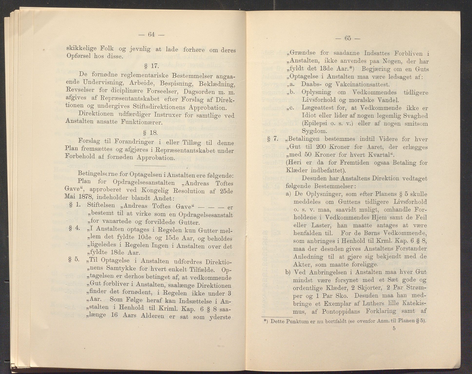 Toftes gave, OBA/A-20200/X/Xa, 1866-1948, p. 468