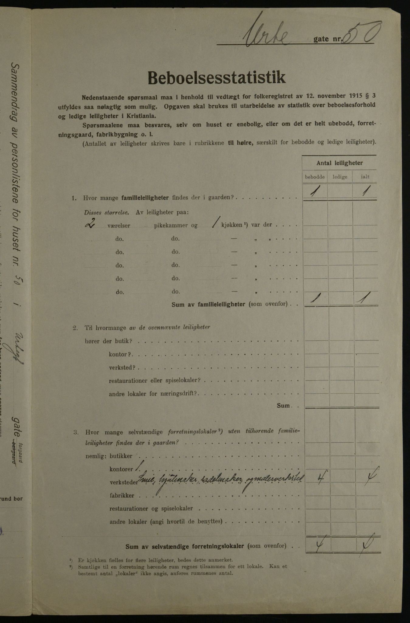 OBA, Municipal Census 1923 for Kristiania, 1923, p. 134073